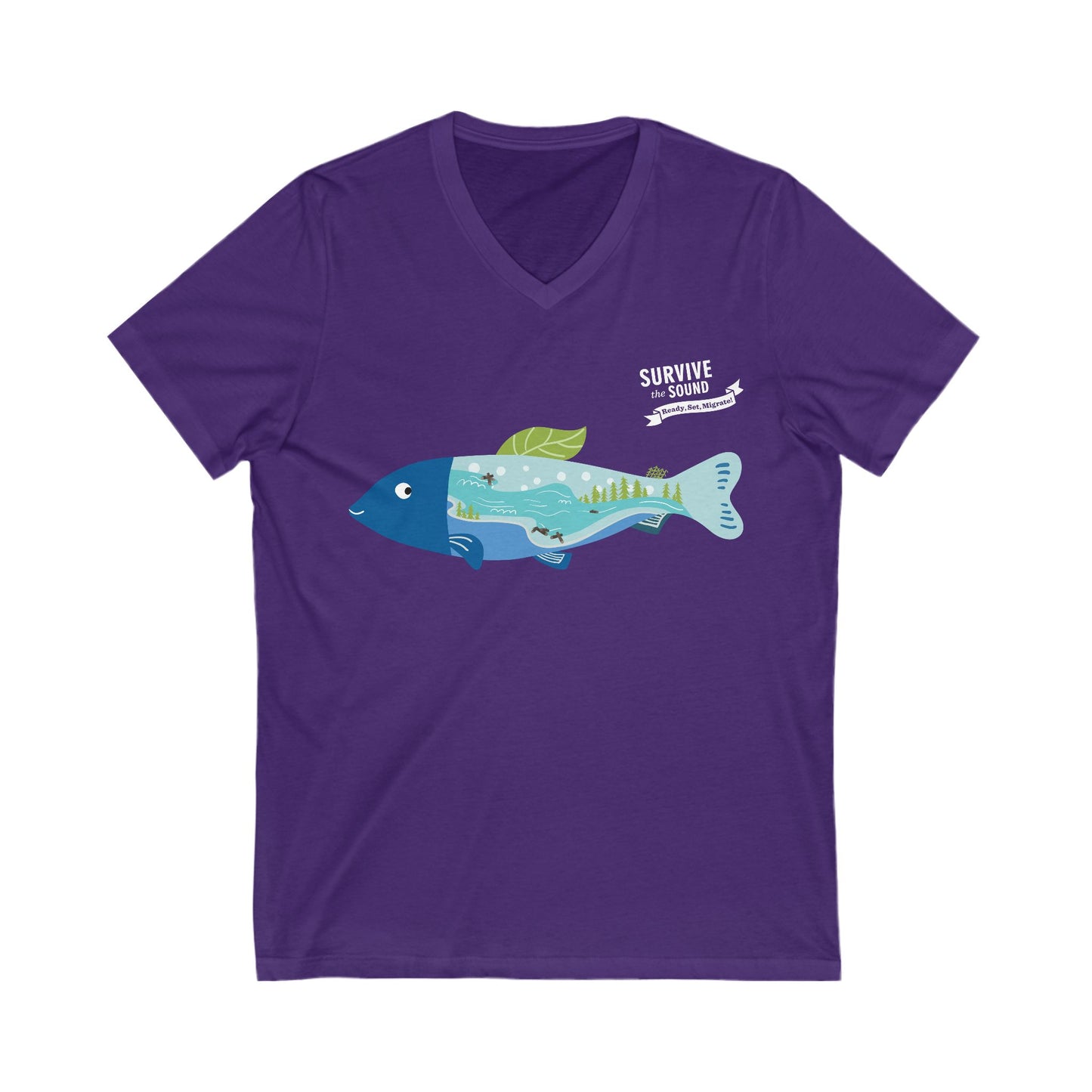 Habitat Unisex V-Neck Tee