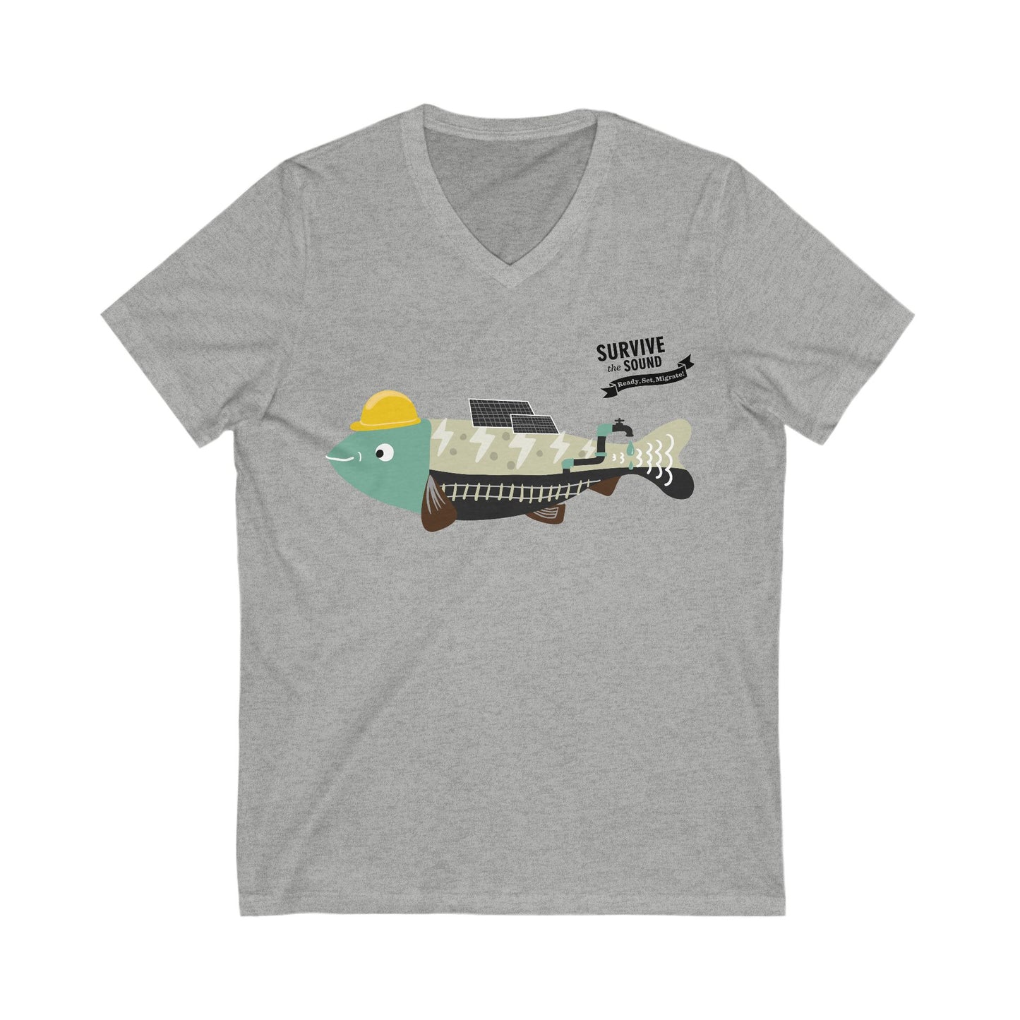 Utilifish Unisex V-Neck Tee