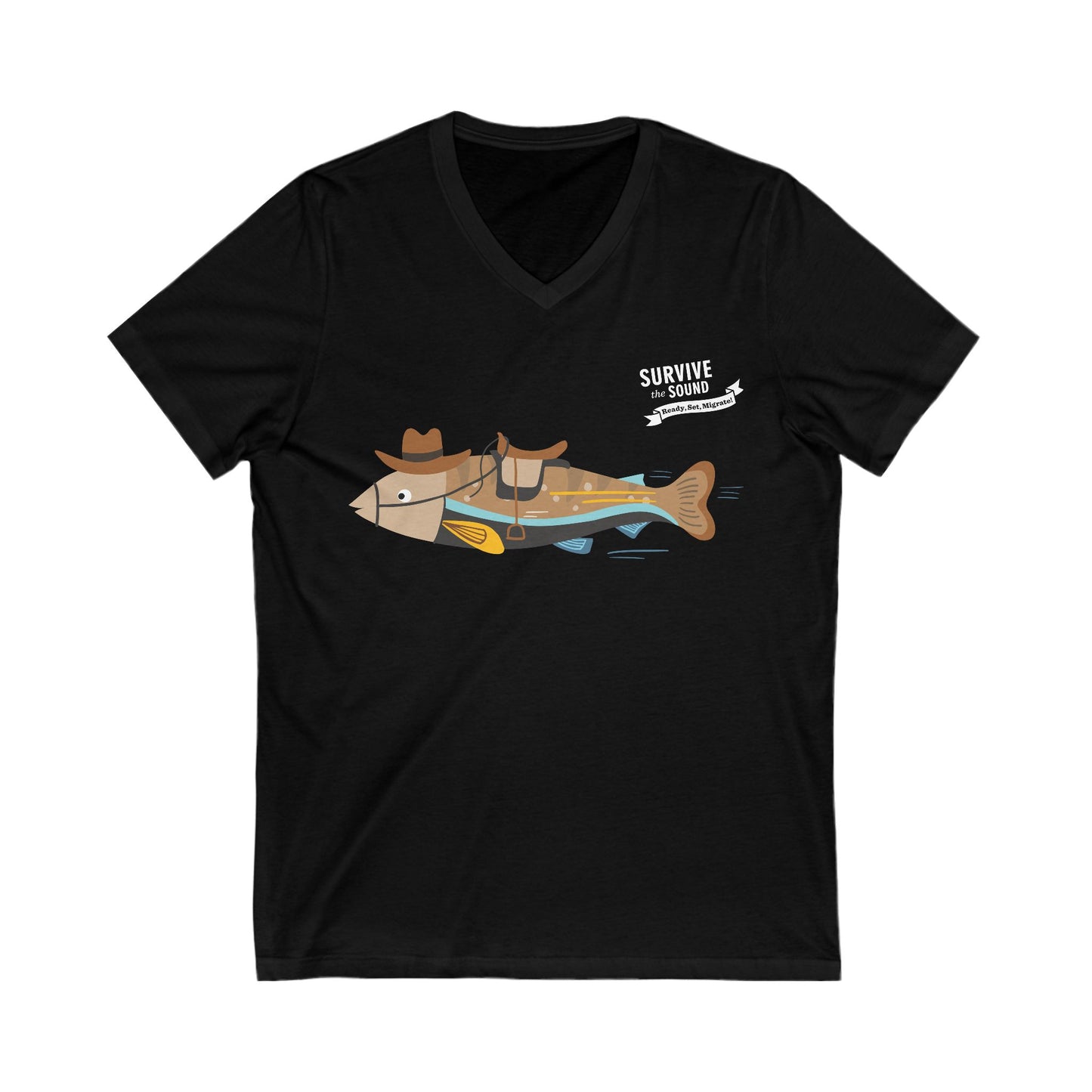 Trigger Unisex V-Neck Tee