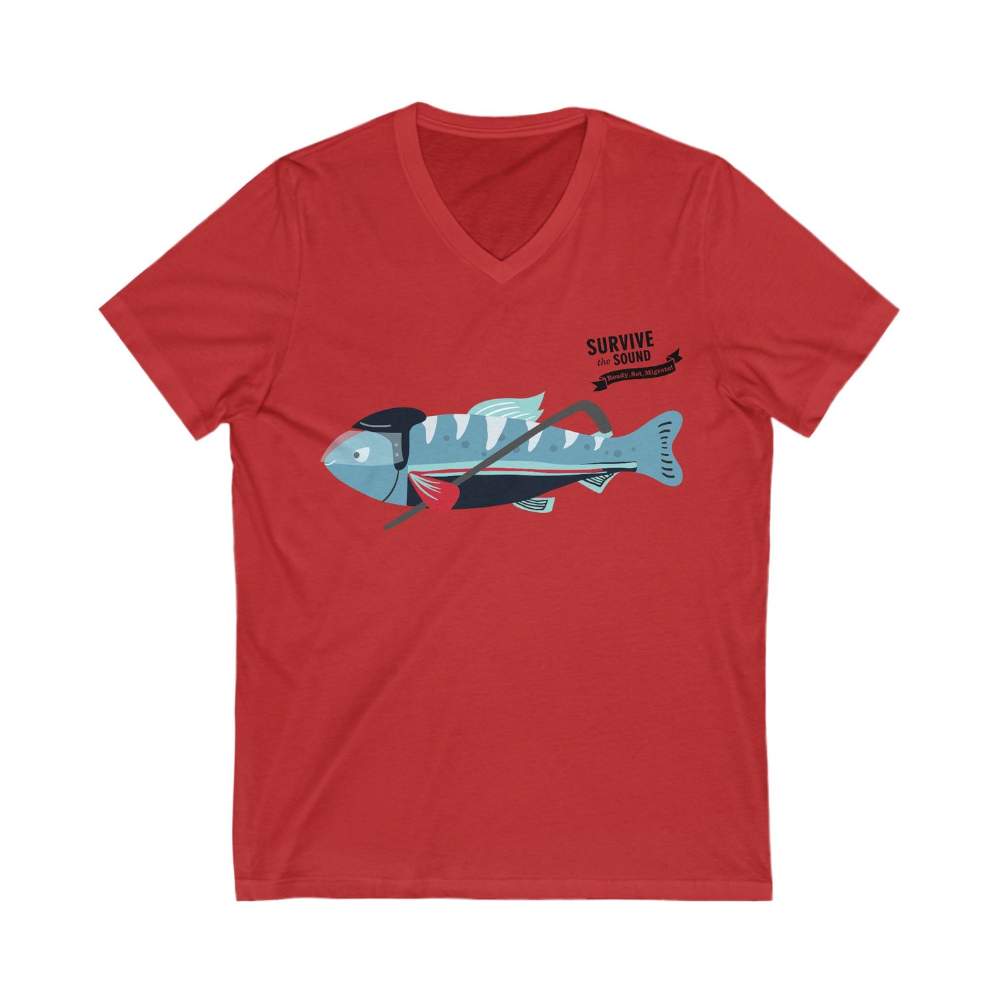 Hattrick Unisex V-Neck Tee