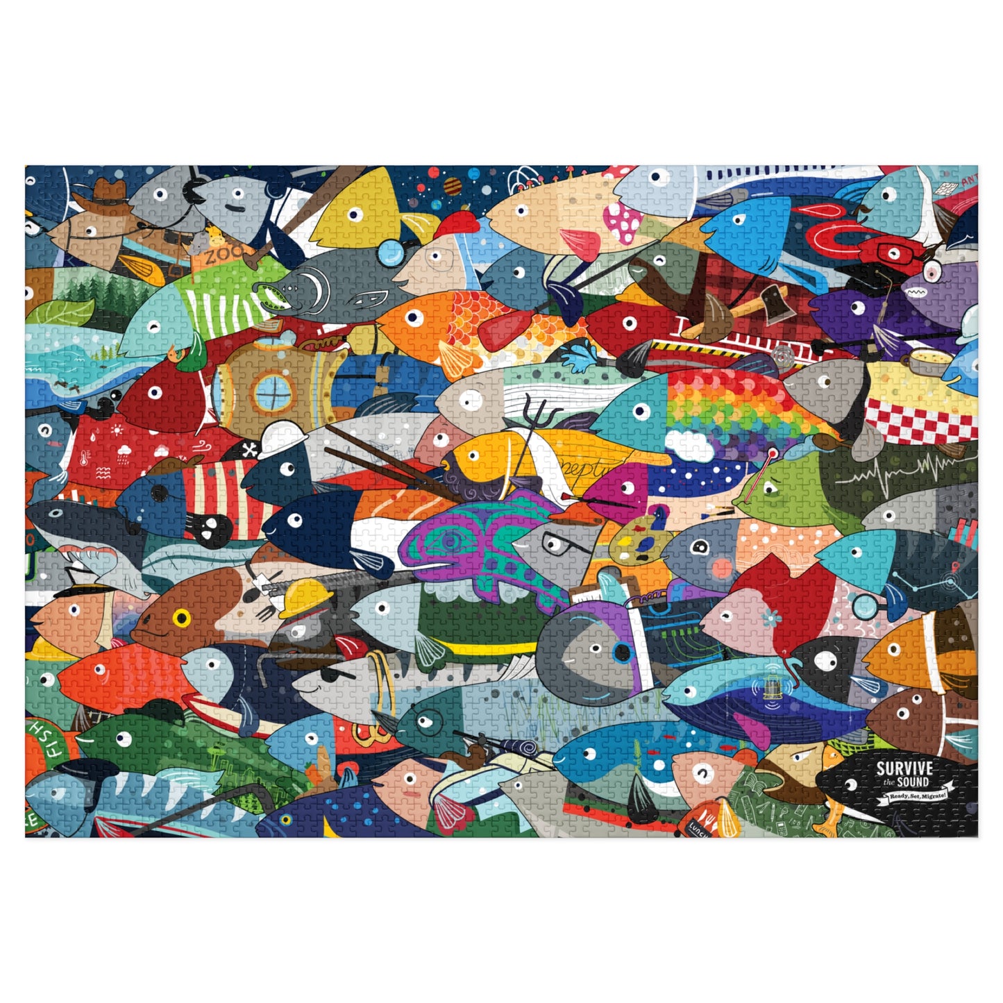 Survive the Sound Fish Puzzle