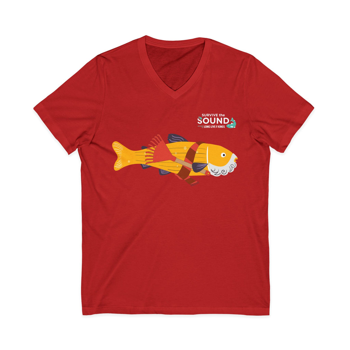 Rake Troll Unisex V-Neck Tee