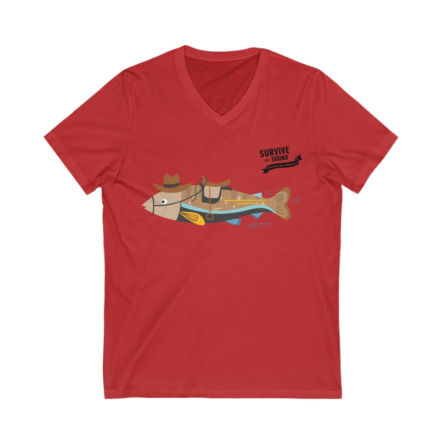Trigger Unisex V-Neck Tee