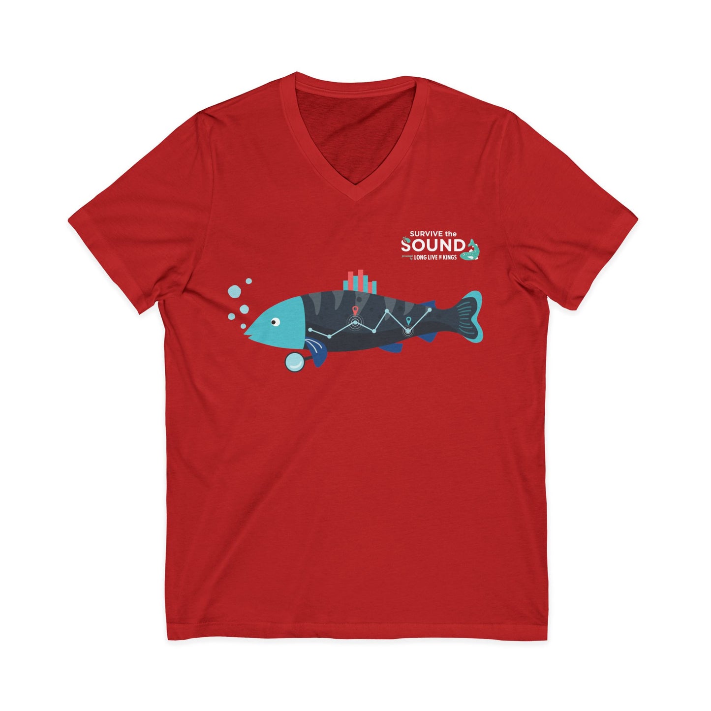 Tracker Unisex V-Neck Tee