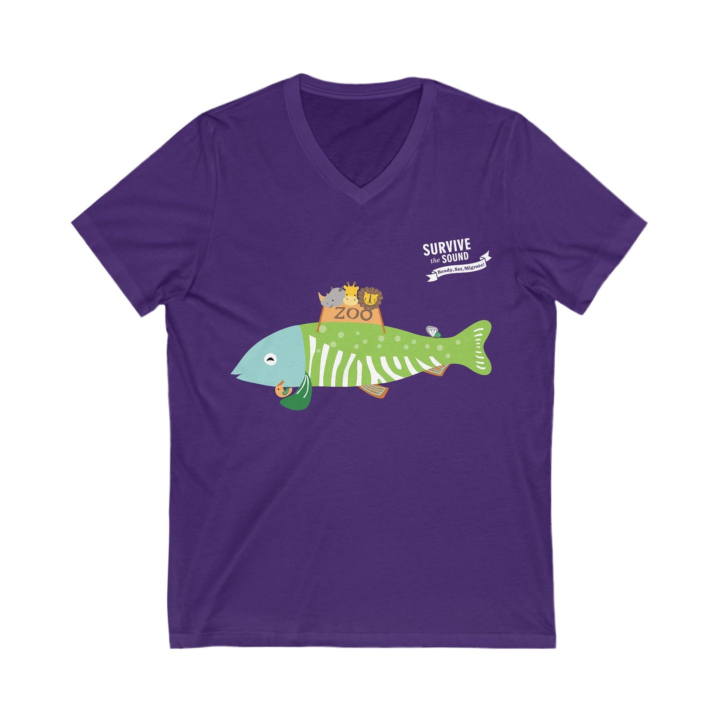 Fernifish Unisex V-Neck Tee