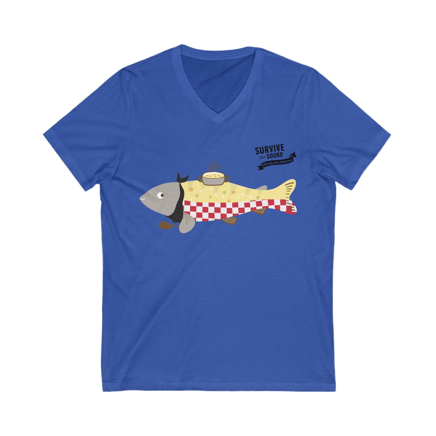 Chowder Unisex V-Neck Tee