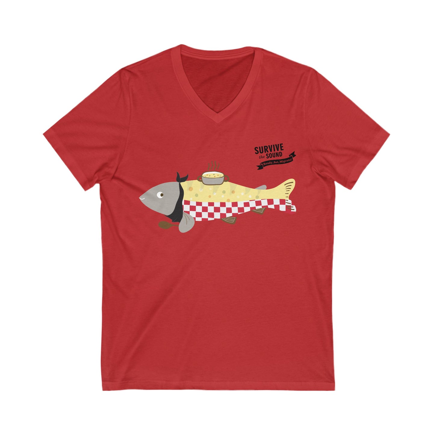 Chowder Unisex V-Neck Tee