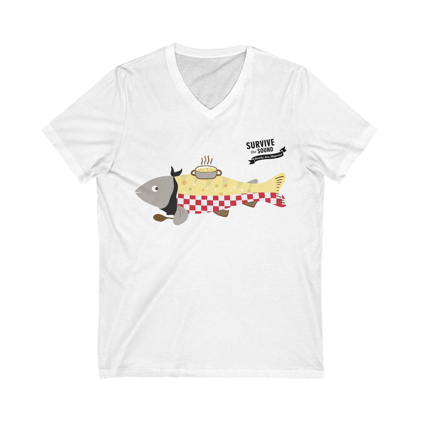 Chowder Unisex V-Neck Tee
