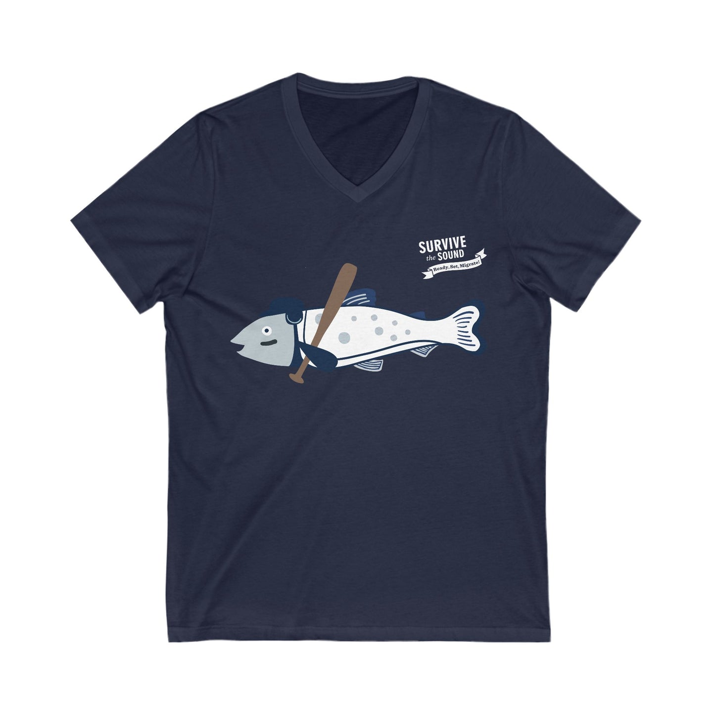 Eddy Gar Unisex V-Neck Tee