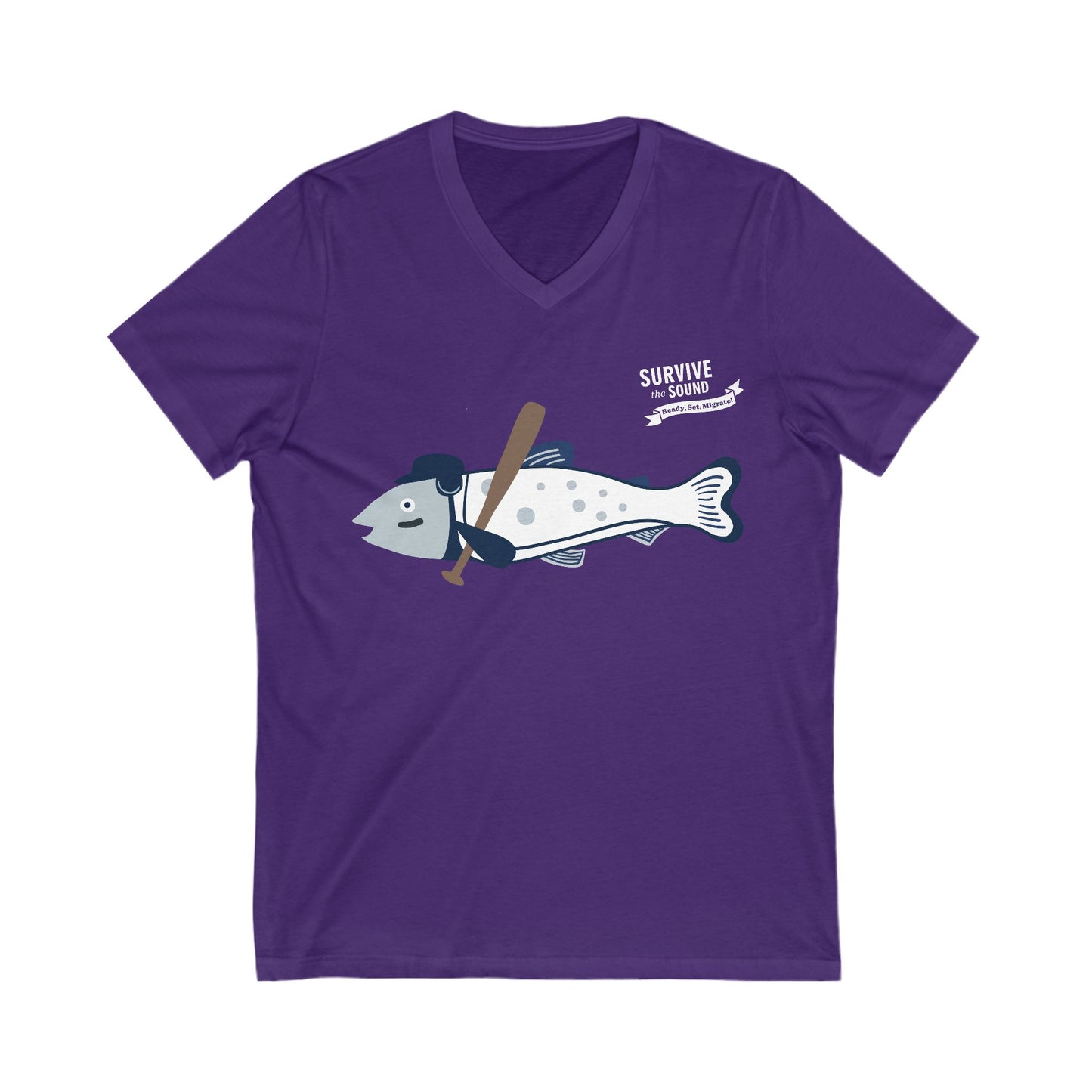 Eddy Gar Unisex V-Neck Tee