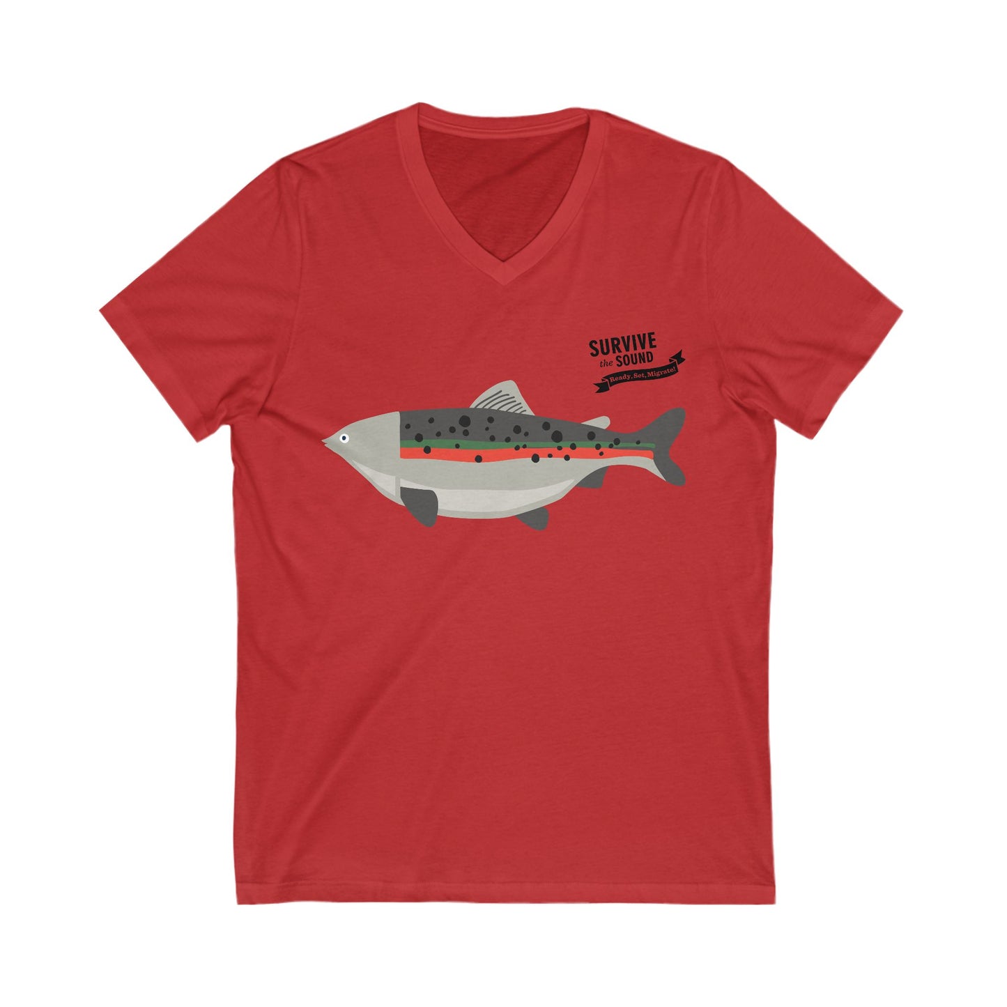 Puget Pounder Unisex V-Neck Tee