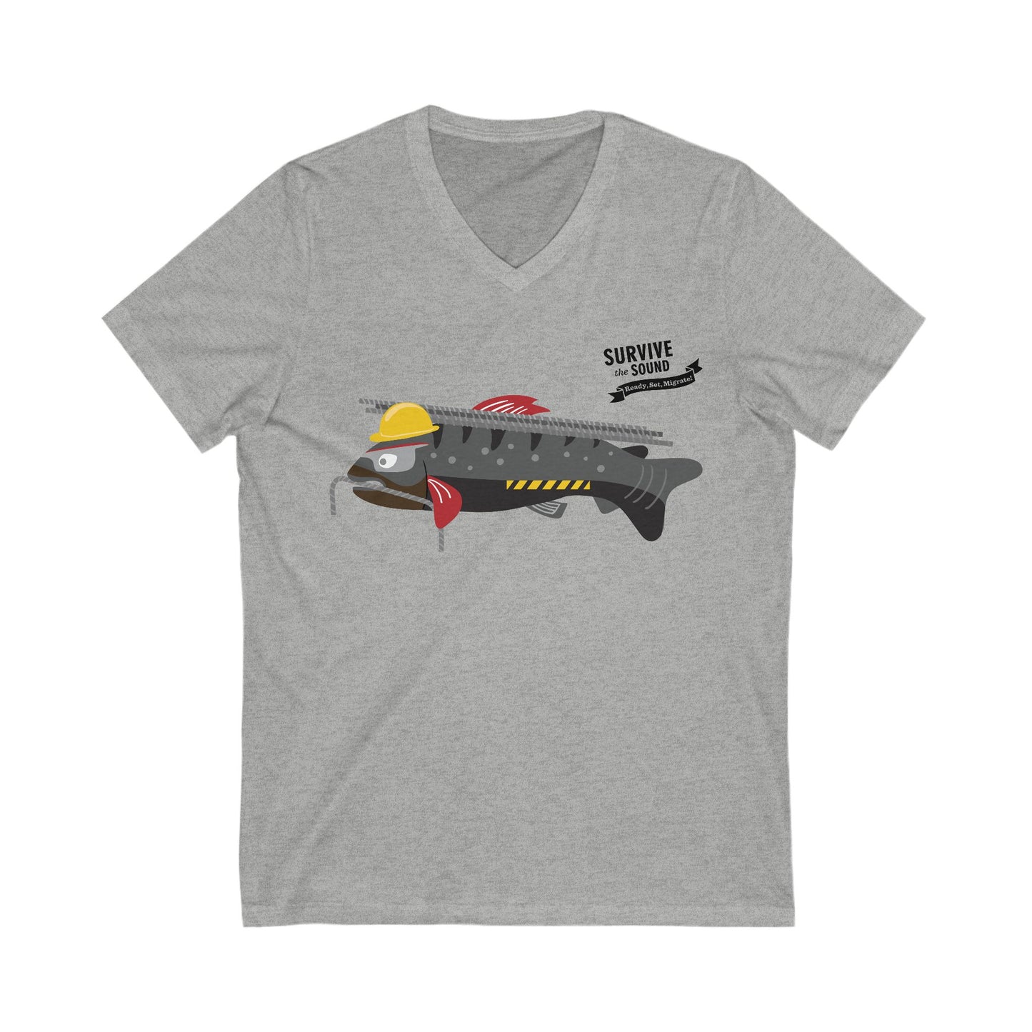 Steel(head) Unisex V-Neck Tee
