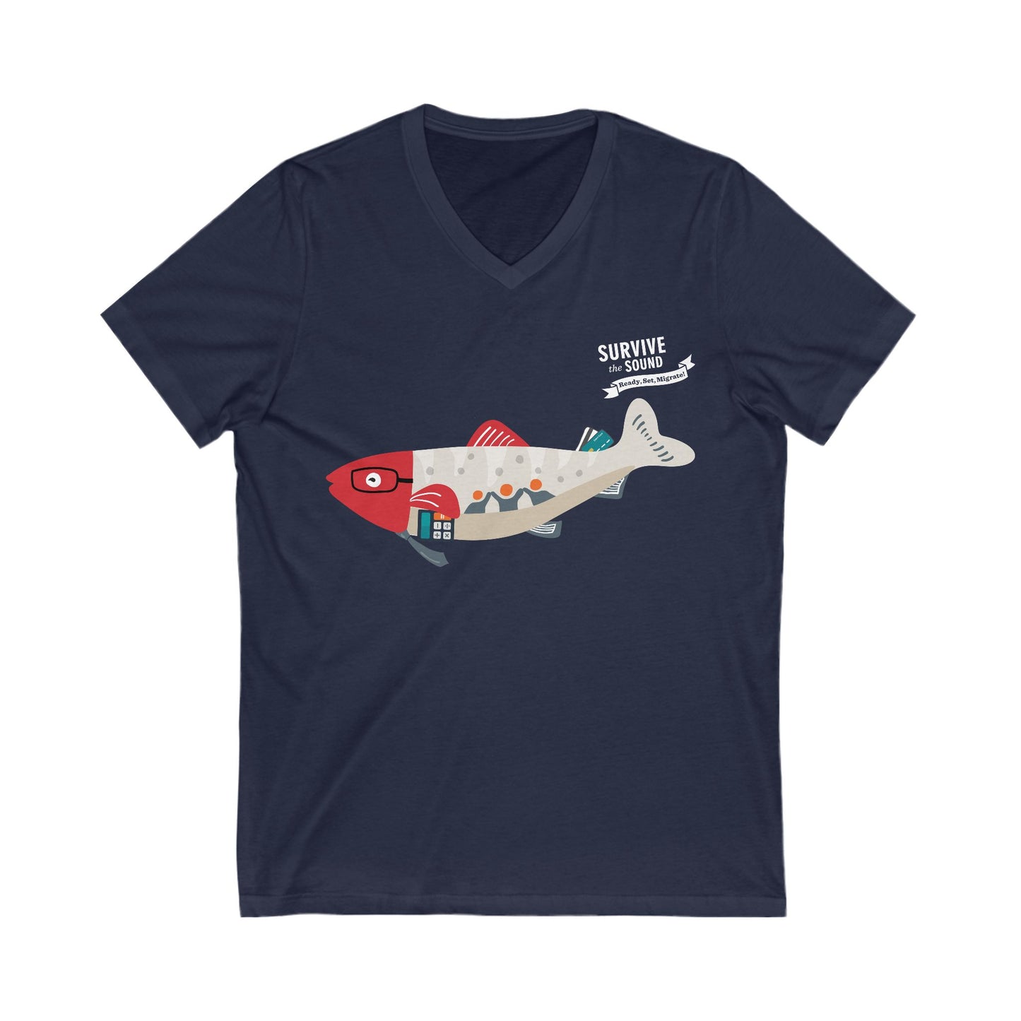 Financial Finn Unisex V-Neck Tee