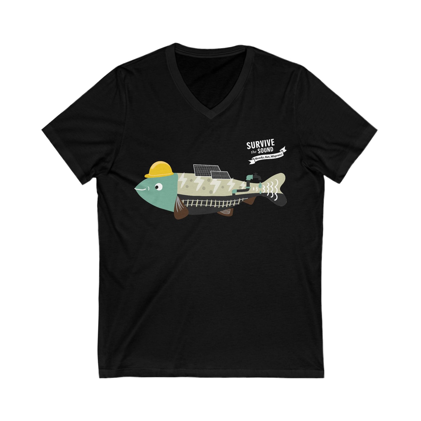 Utilifish Unisex V-Neck Tee