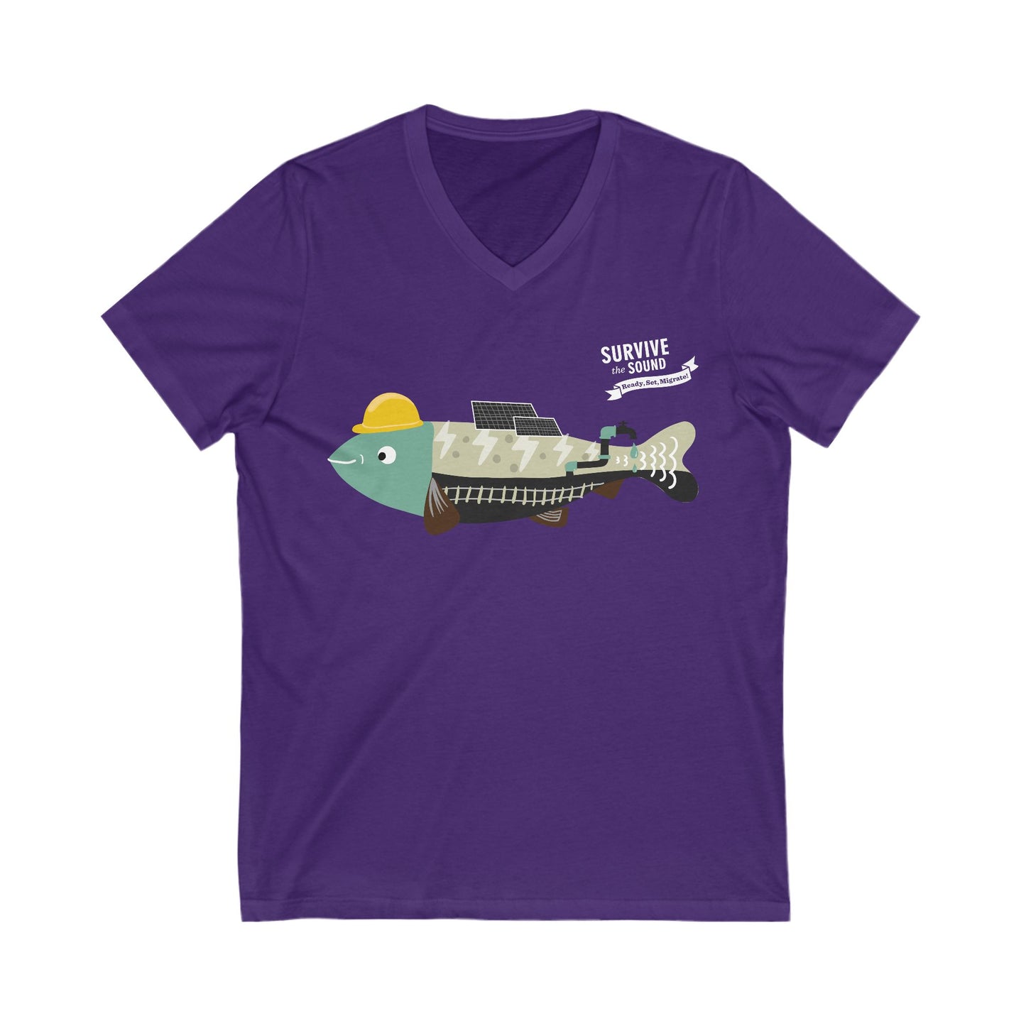 Utilifish Unisex V-Neck Tee