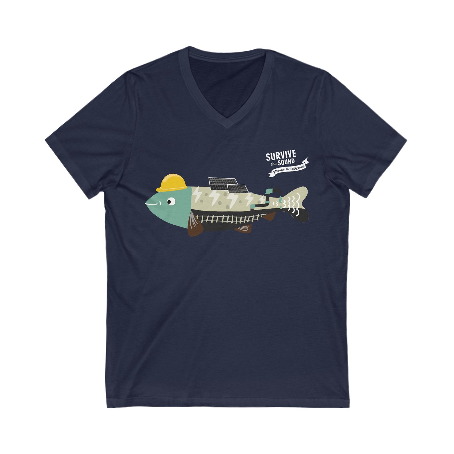 Utilifish Unisex V-Neck Tee