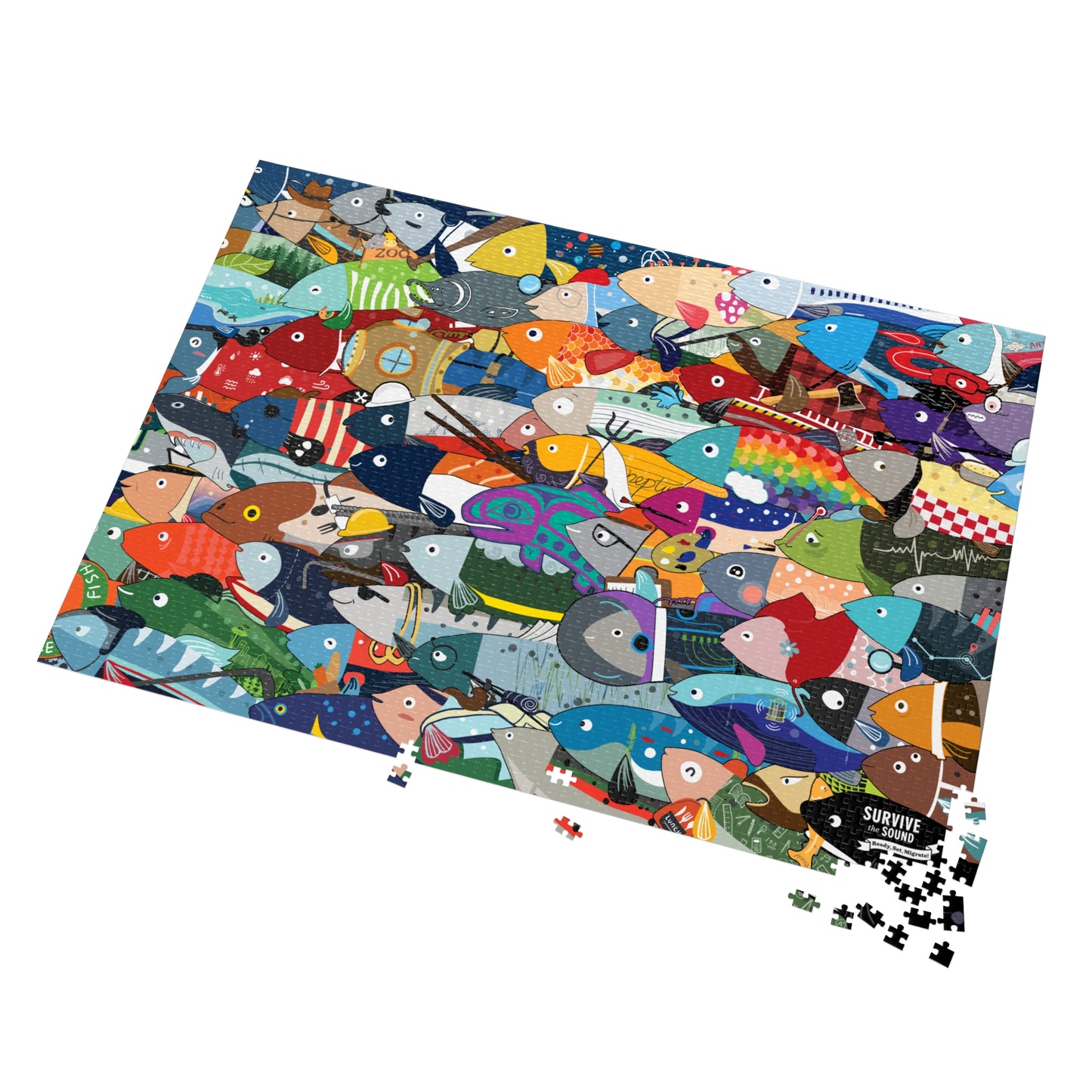 Survive the Sound Fish Puzzle