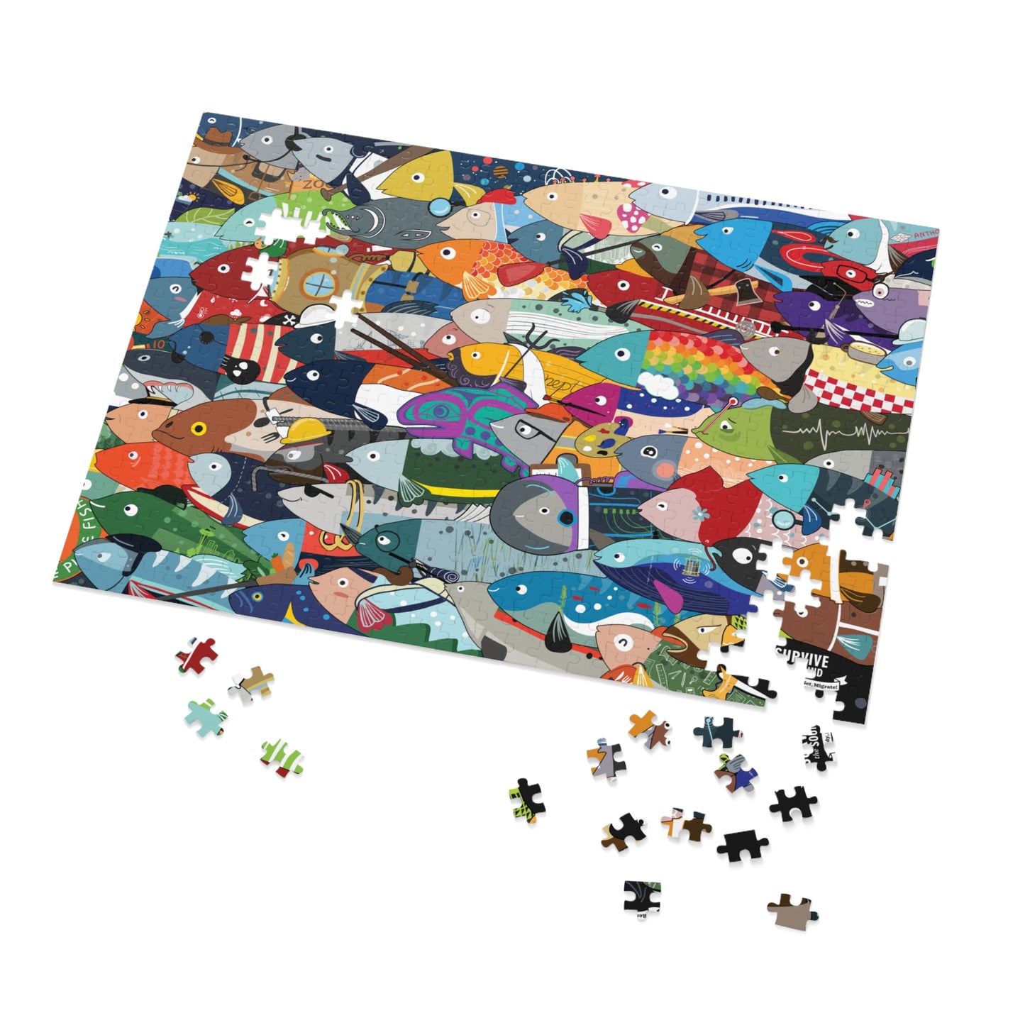 Survive the Sound Fish Puzzle