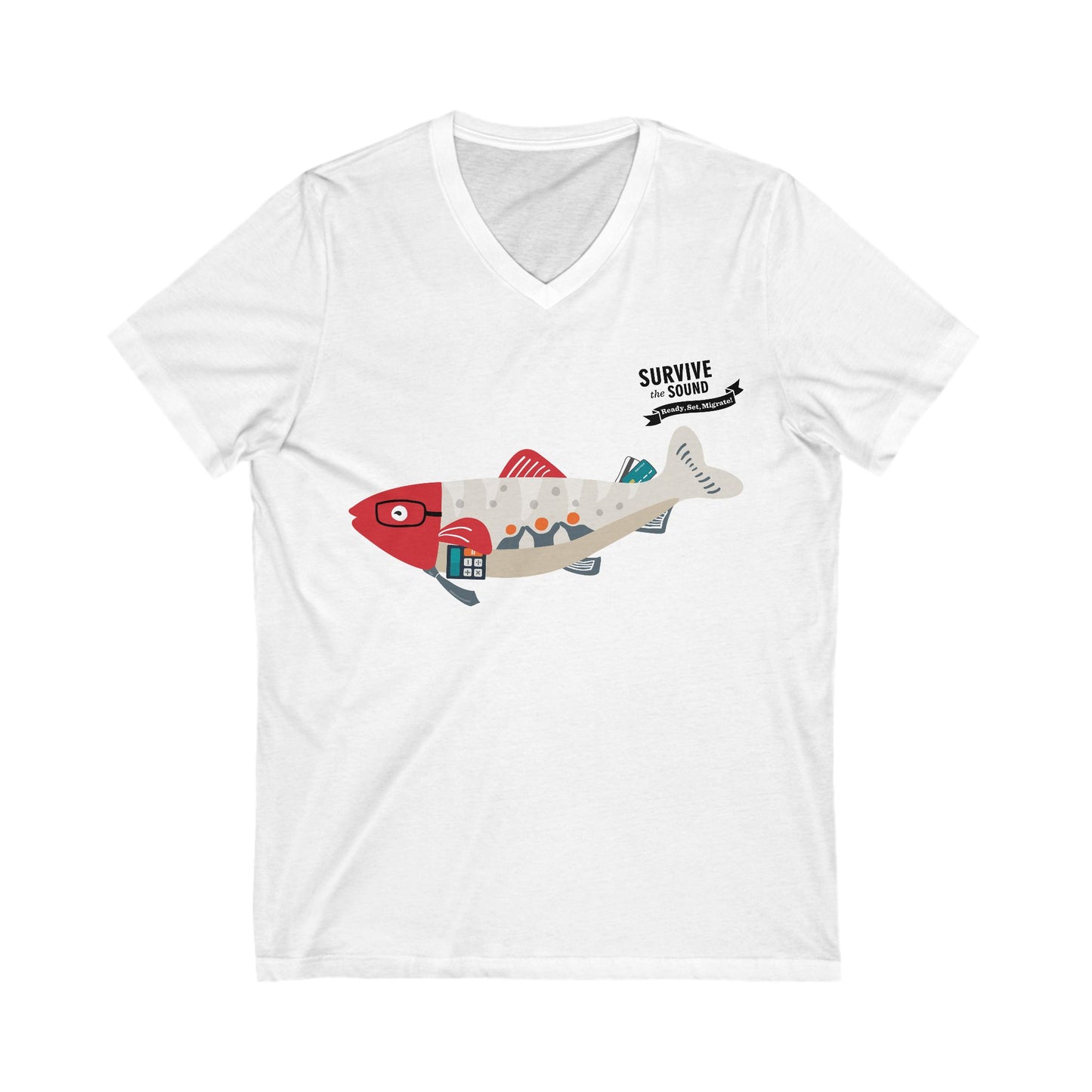 Financial Finn Unisex V-Neck Tee