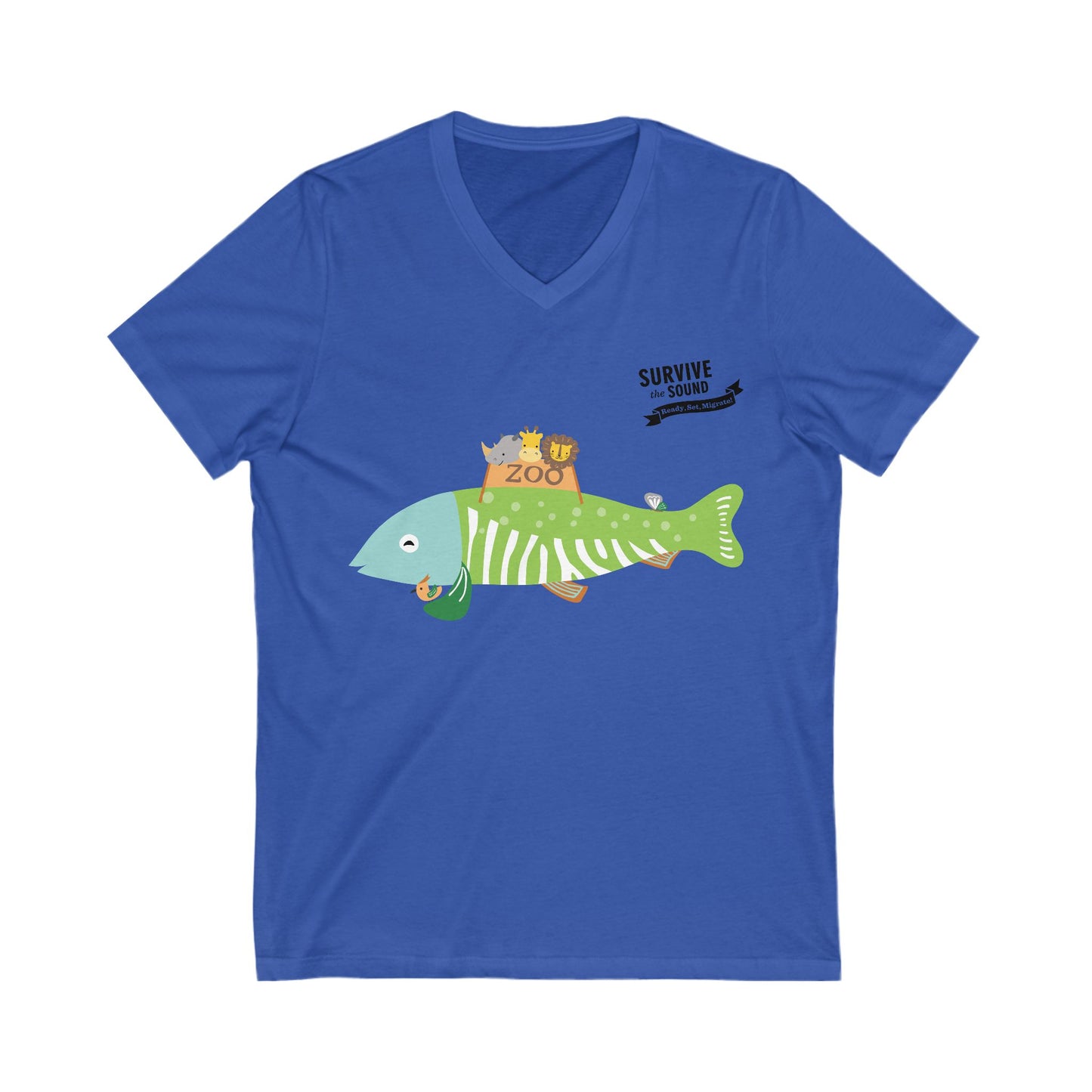 Fernifish Unisex V-Neck Tee