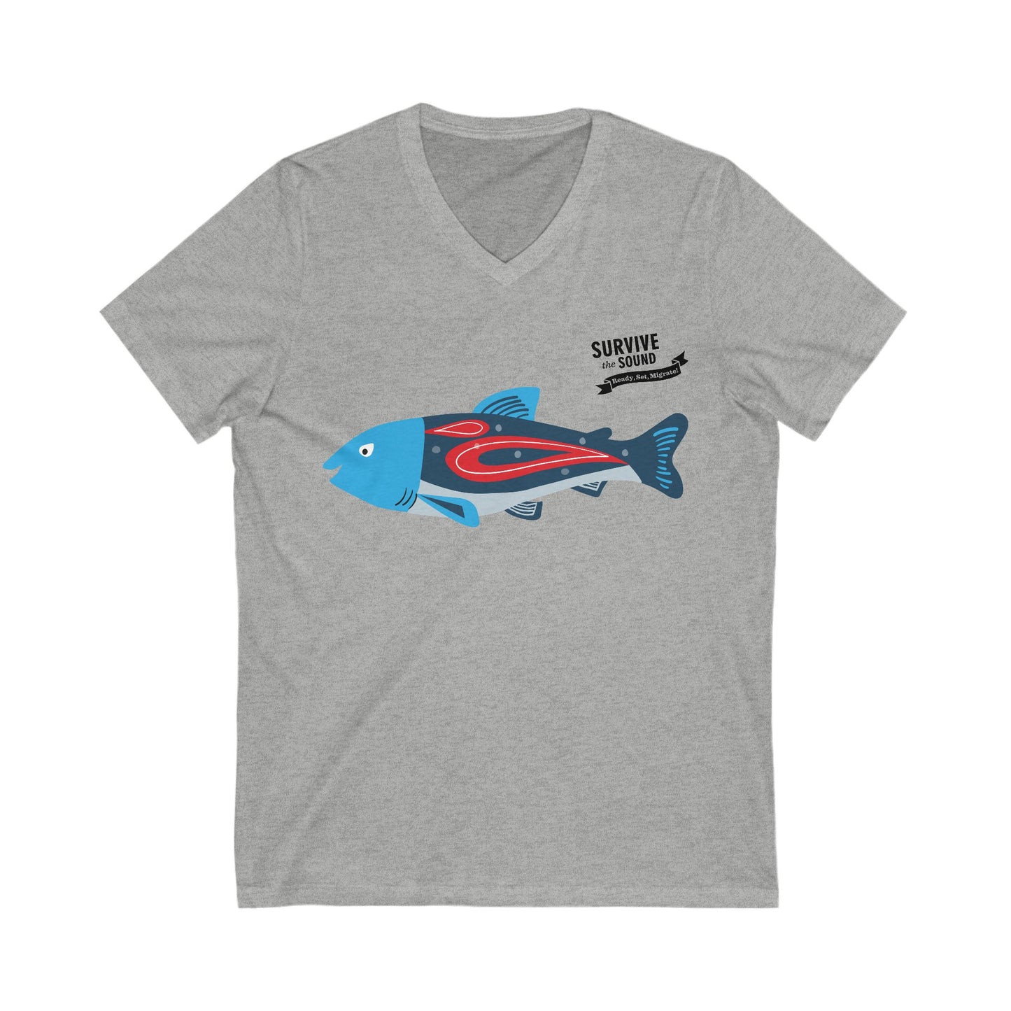 Bruce Unisex V-Neck Tee