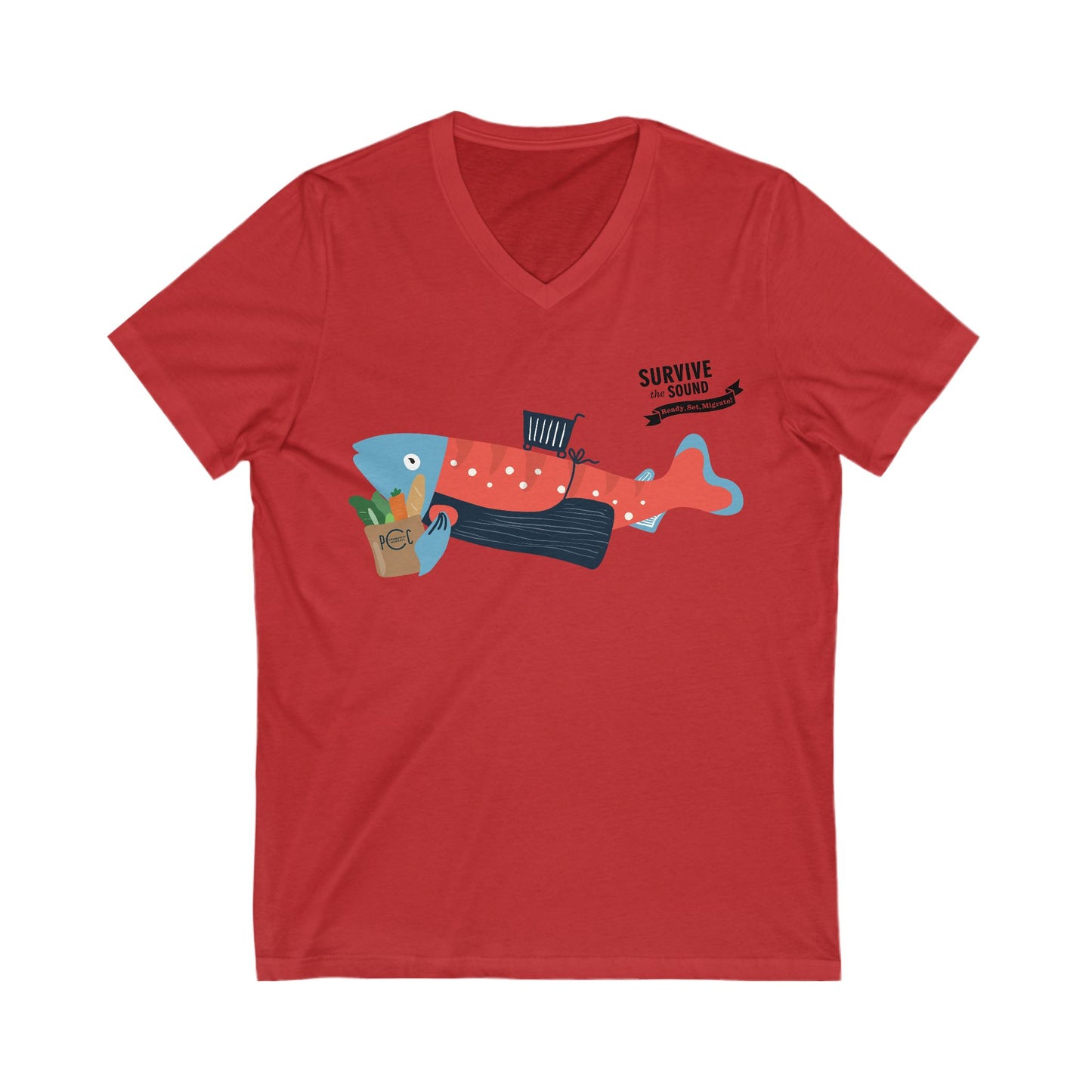 Community Unisex V-Neck Tee