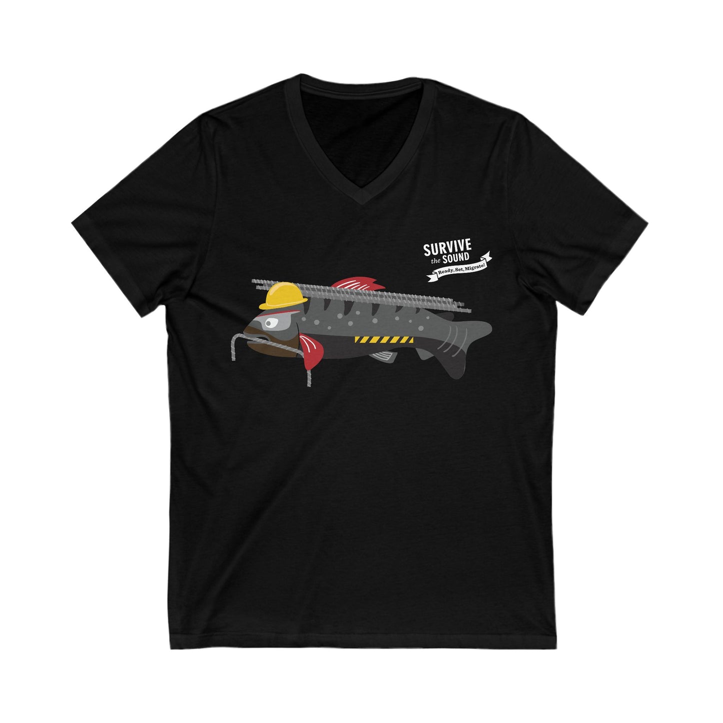 Steel(head) Unisex V-Neck Tee