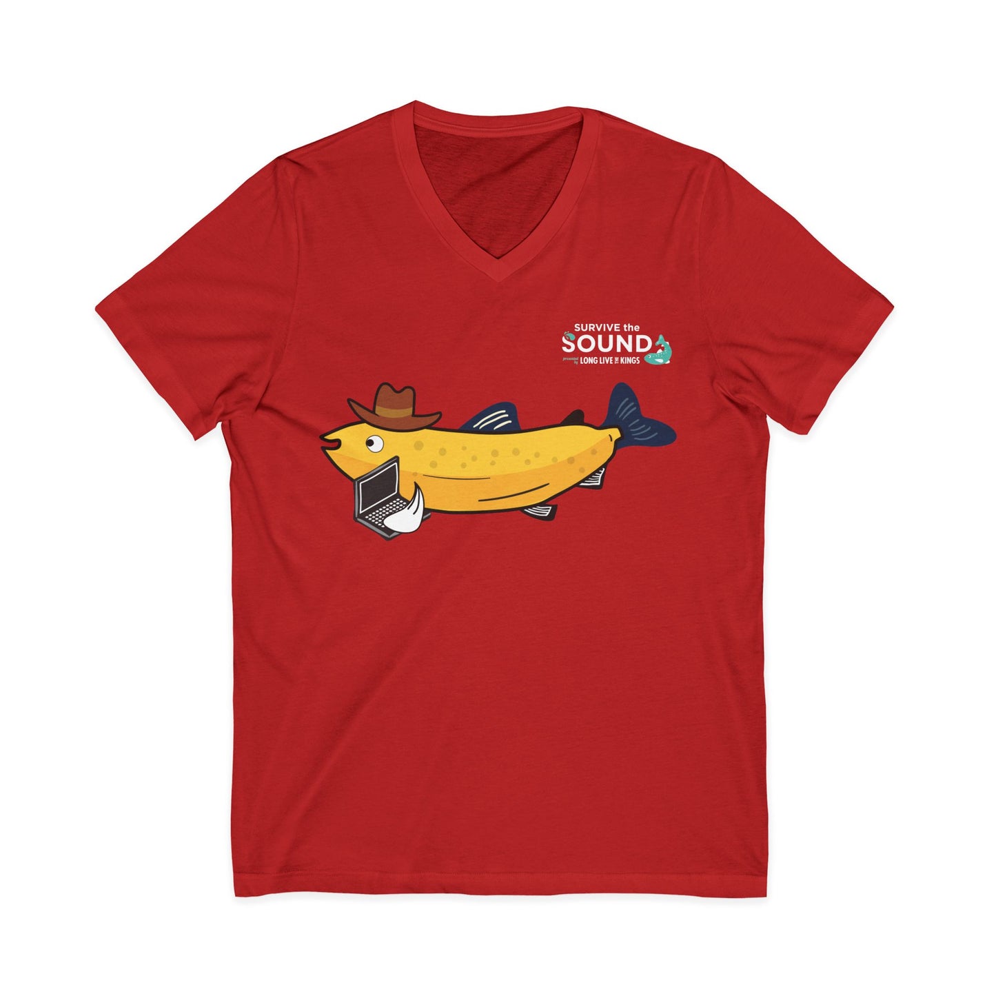 Monti Unisex V-Neck Tee