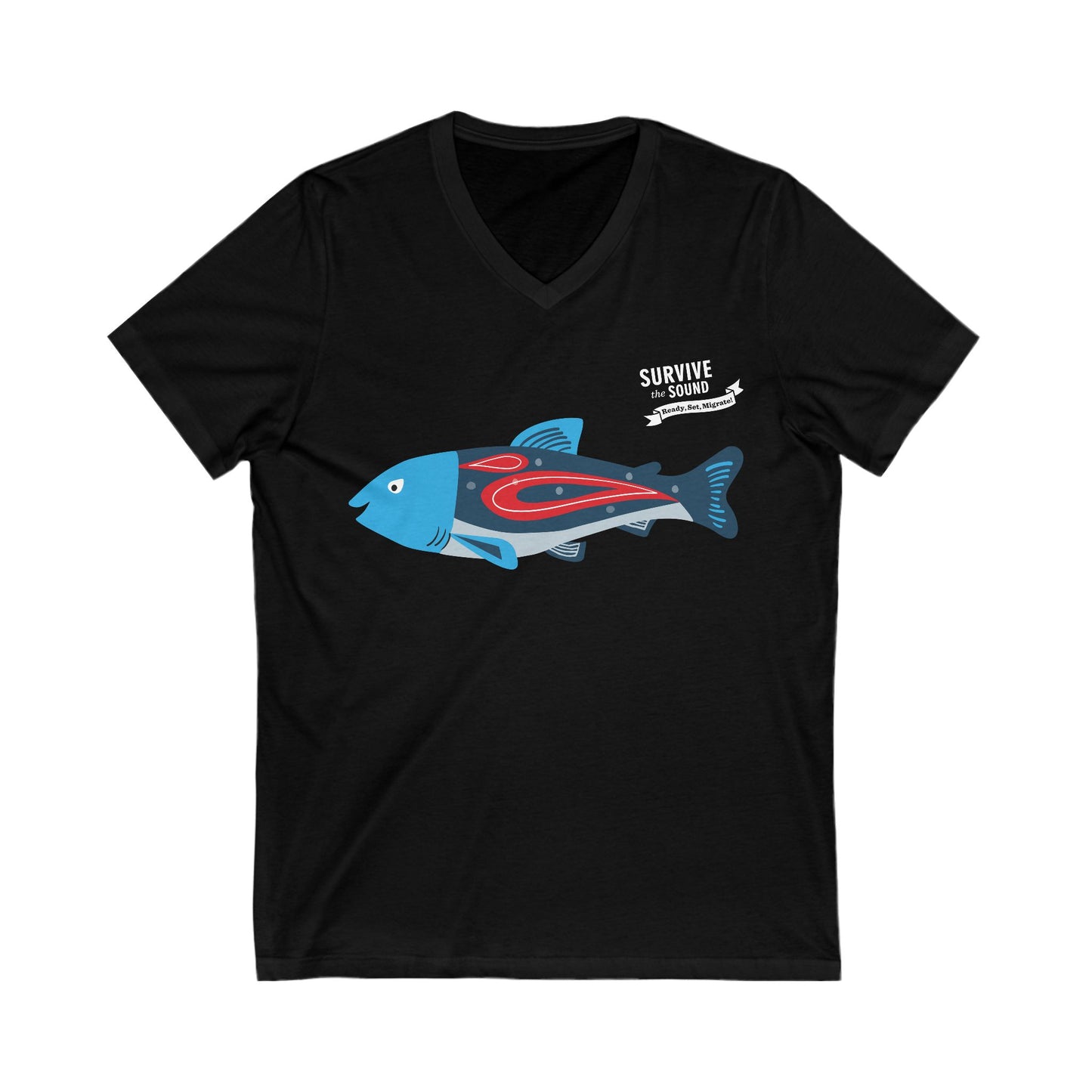 Bruce Unisex V-Neck Tee