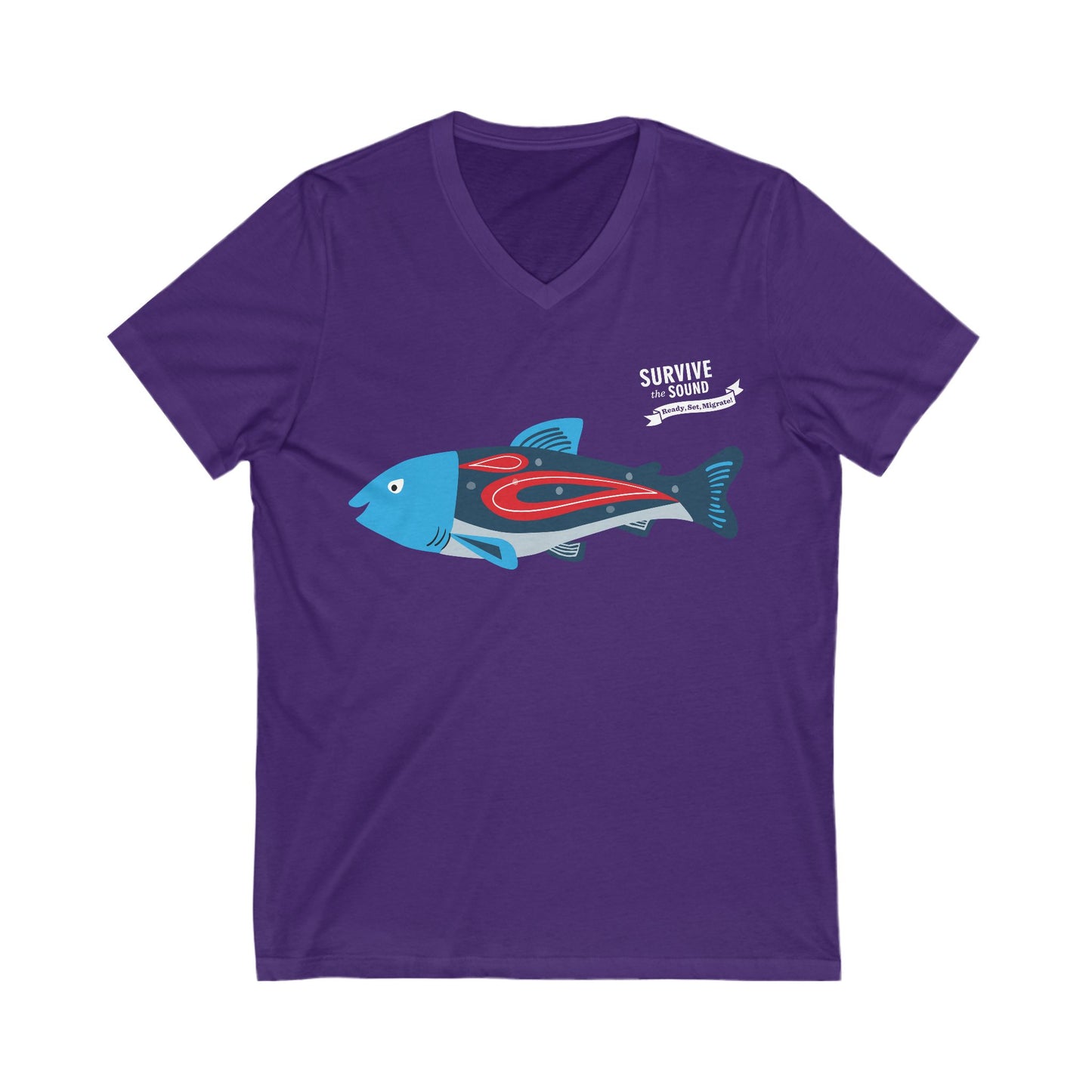 Bruce Unisex V-Neck Tee