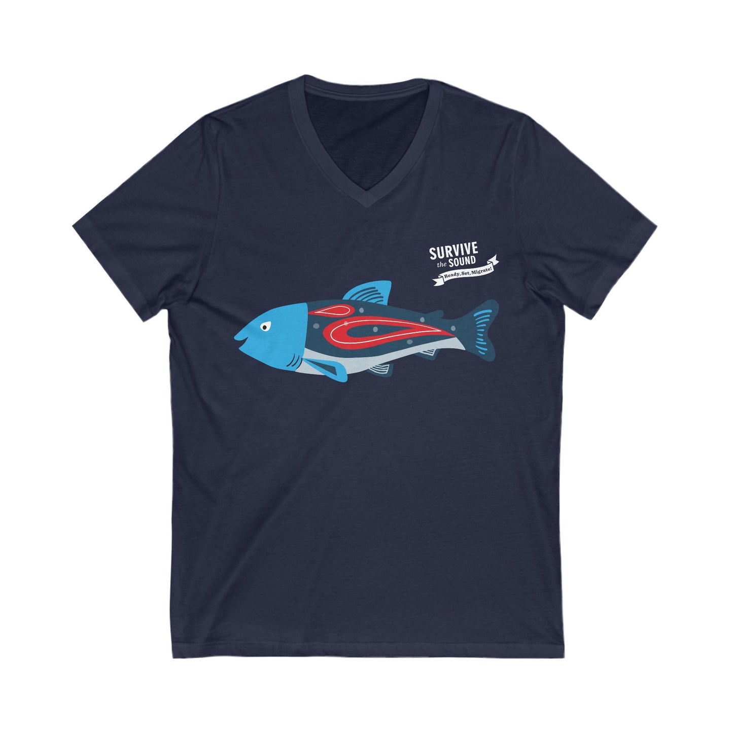 Bruce Unisex V-Neck Tee