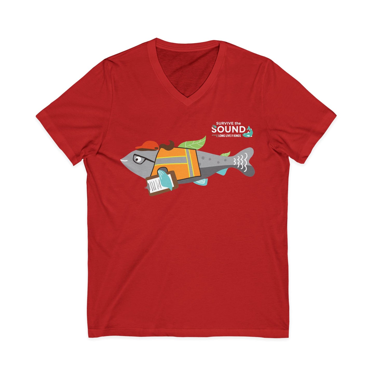 Scien-fish Unisex V-Neck Tee