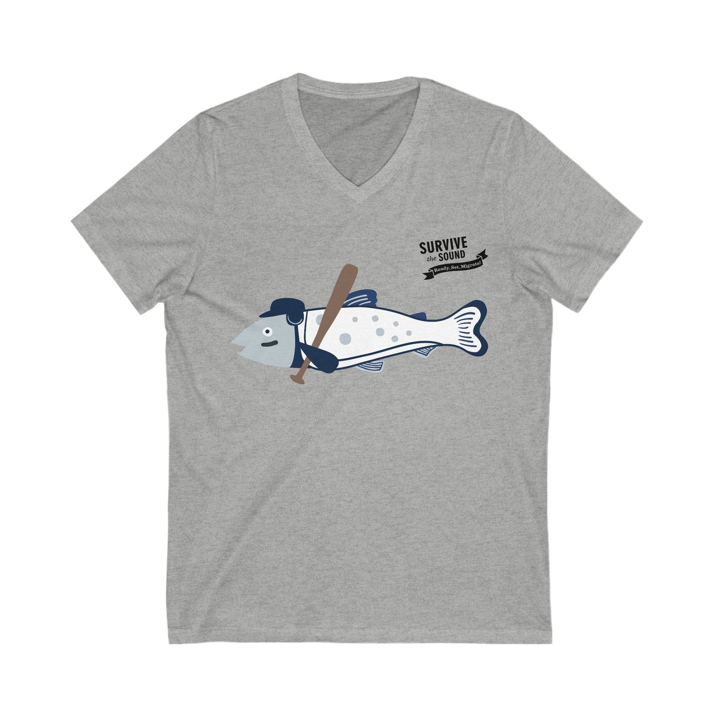 Eddy Gar Unisex V-Neck Tee