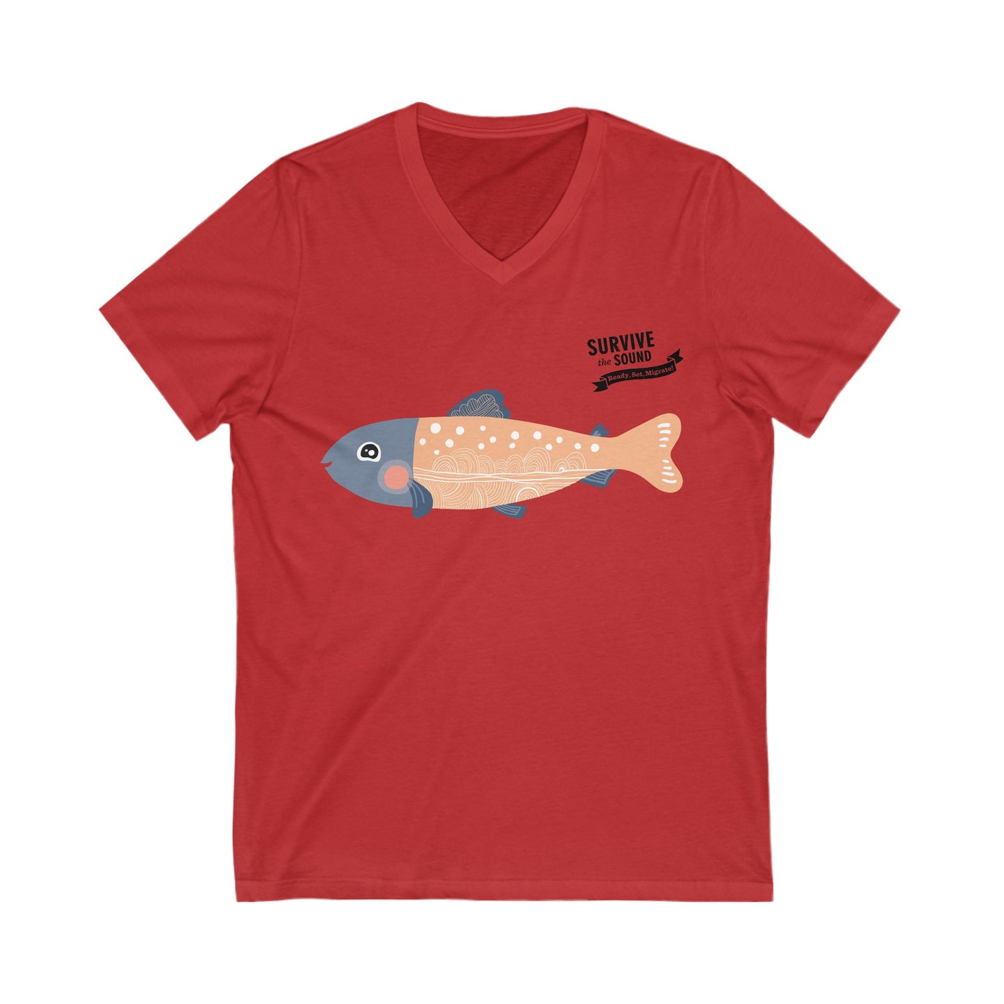 Lulu Unisex V-Neck Tee