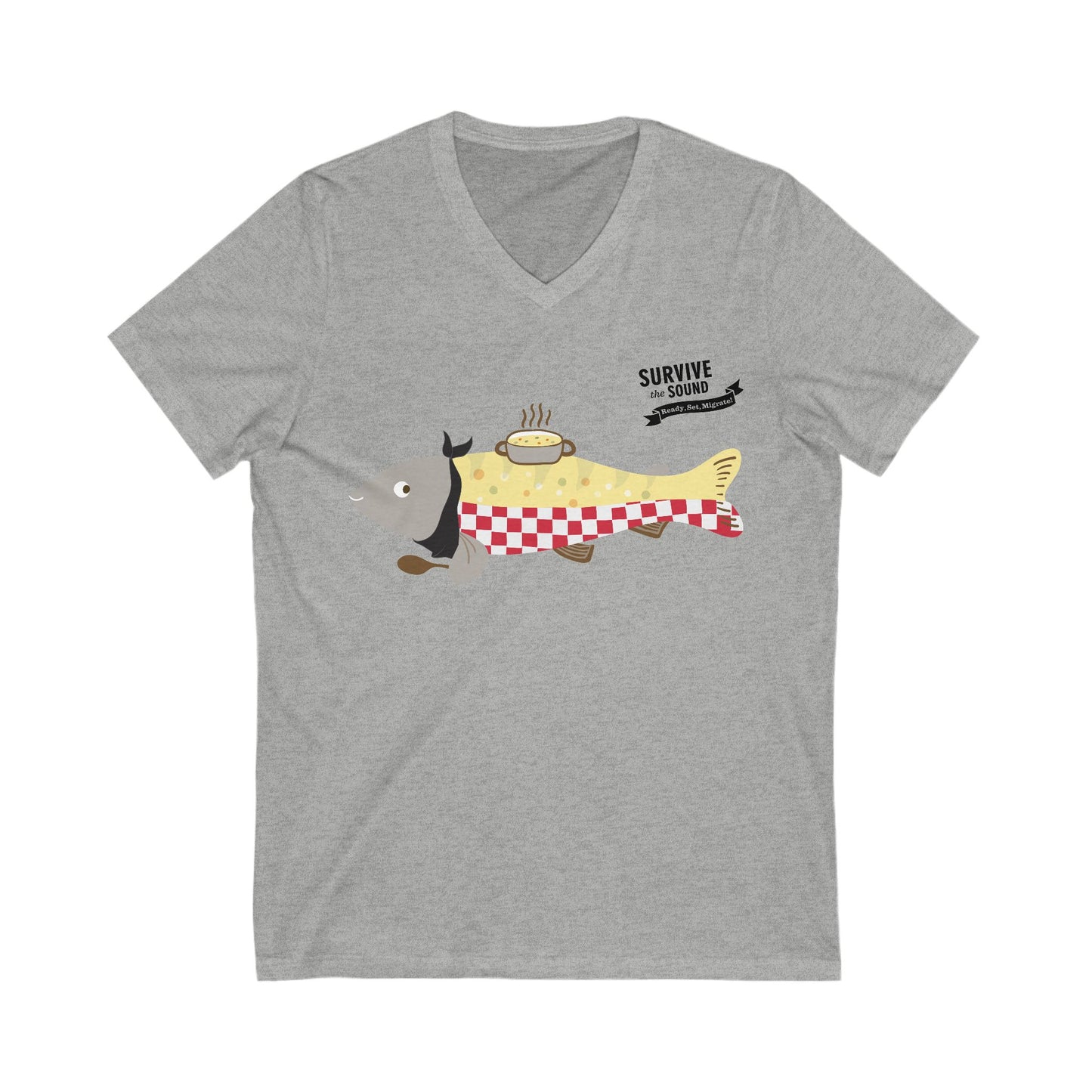 Chowder Unisex V-Neck Tee