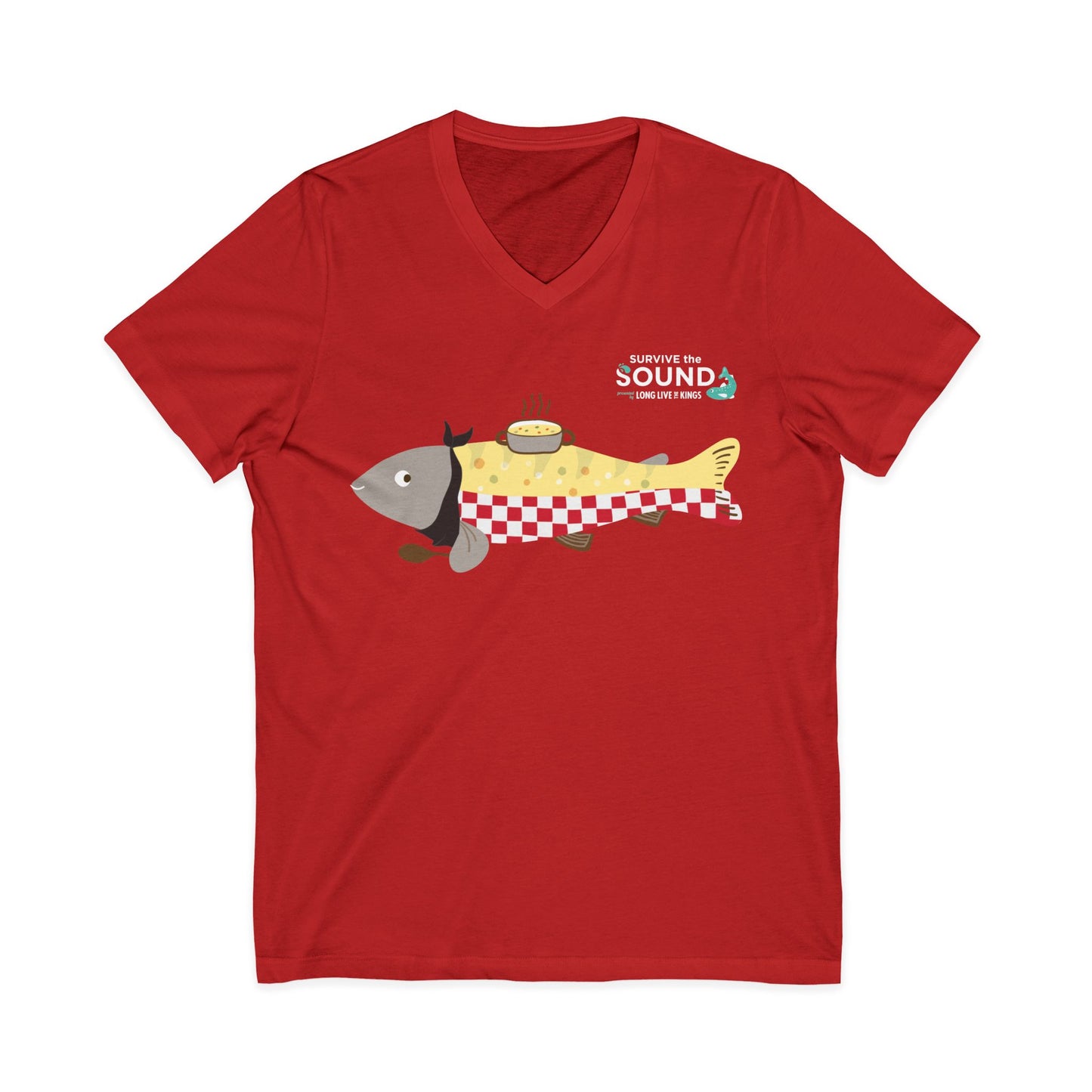 Chowder Unisex V-Neck Tee