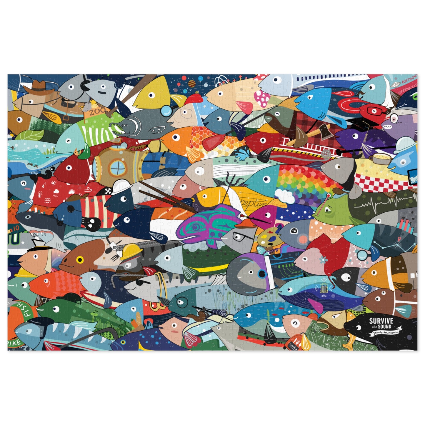 Survive the Sound Fish Puzzle