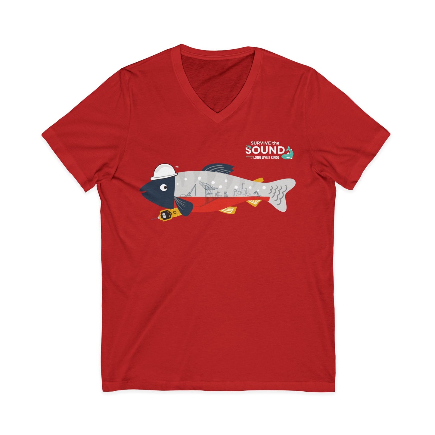 Finn Geneer Unisex V-Neck Tee