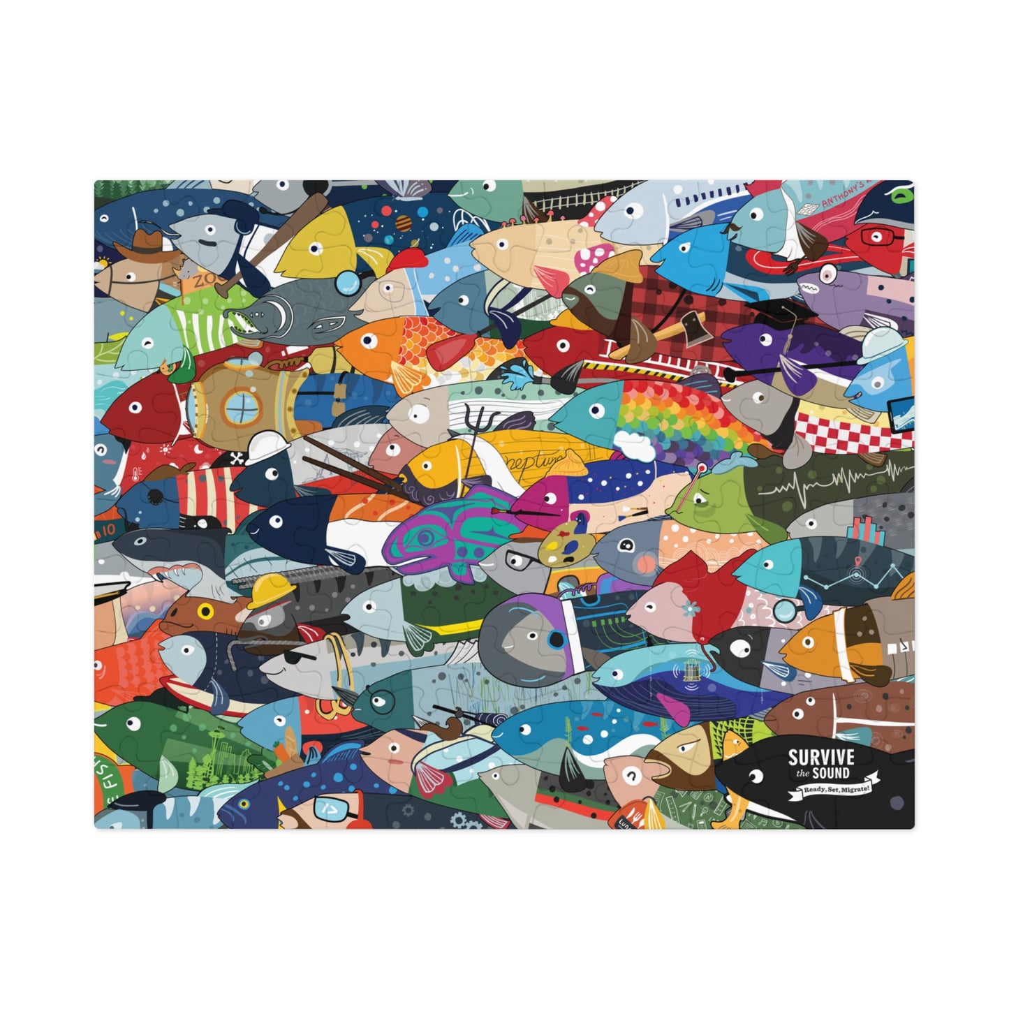Survive the Sound Fish Puzzle