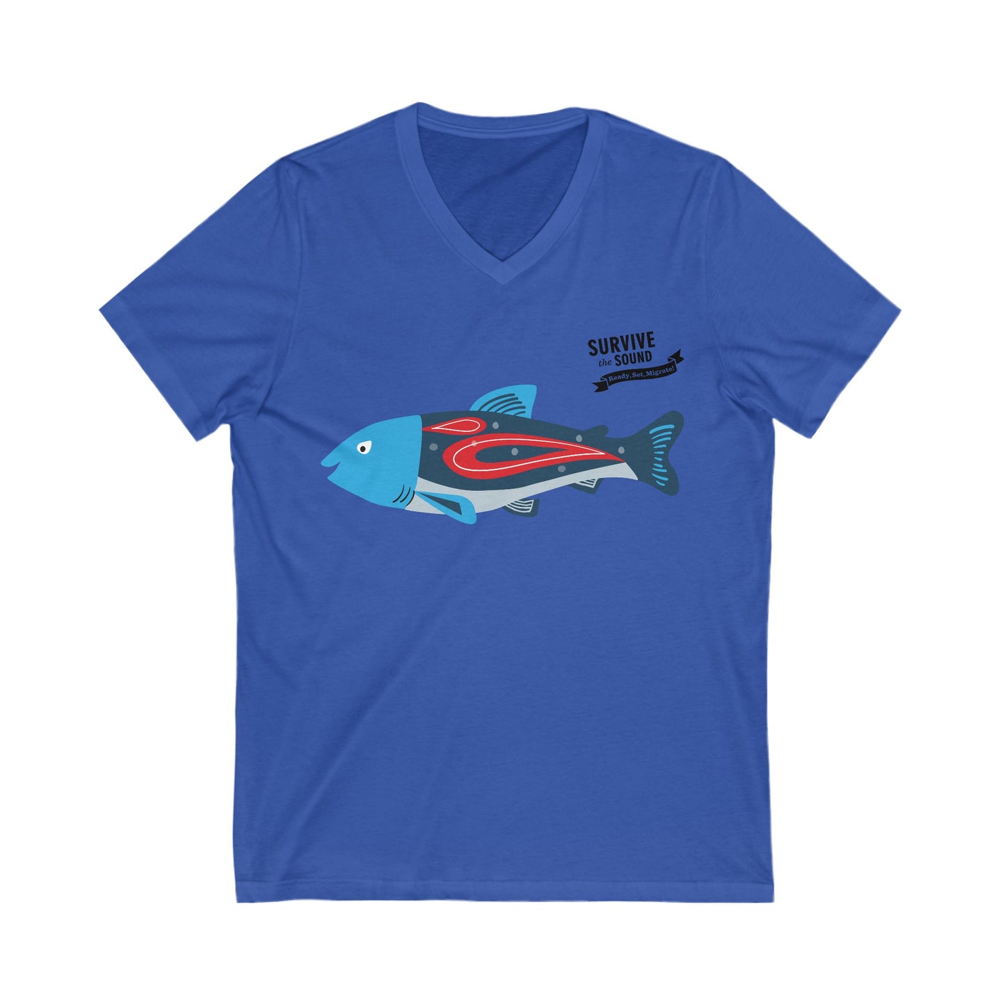 Bruce Unisex V-Neck Tee