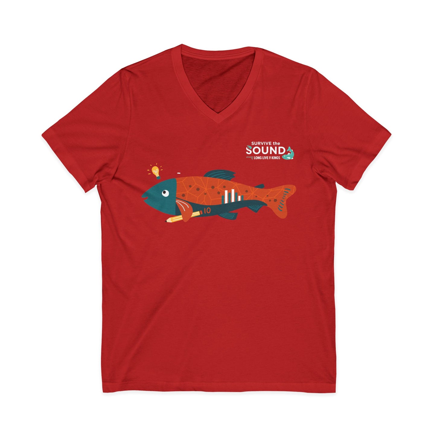 Floundry10 Unisex V-Neck Tee