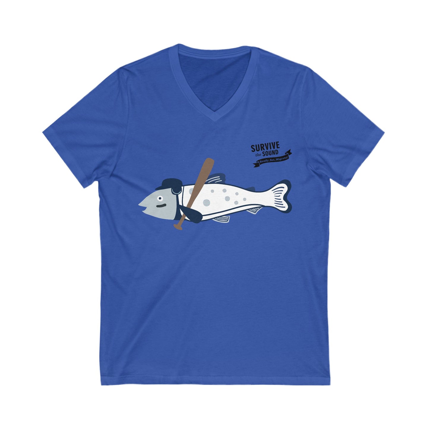 Eddy Gar Unisex V-Neck Tee