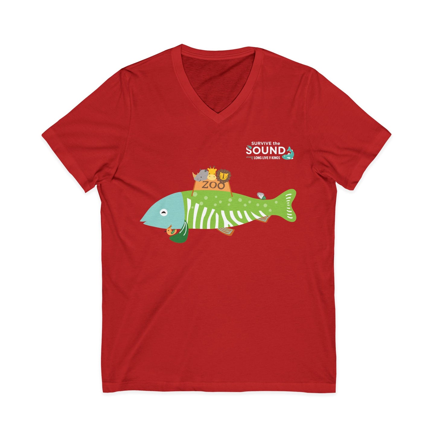 Fernifish Unisex V-Neck Tee
