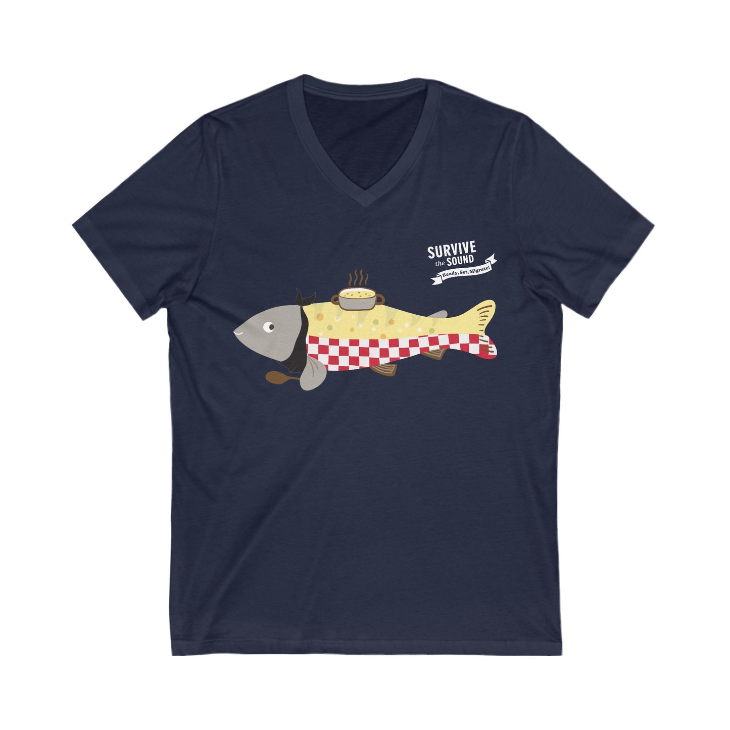 Chowder Unisex V-Neck Tee