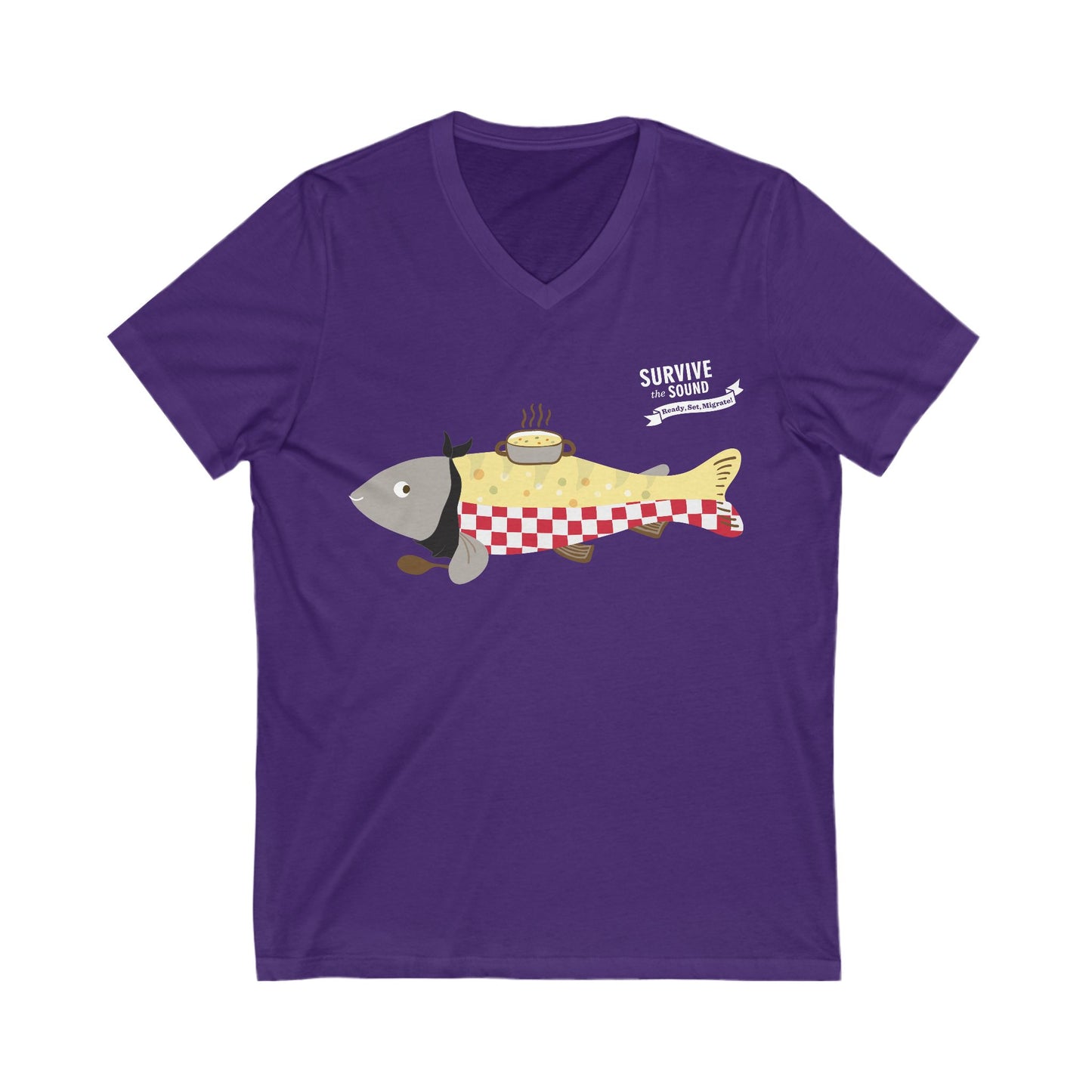 Chowder Unisex V-Neck Tee