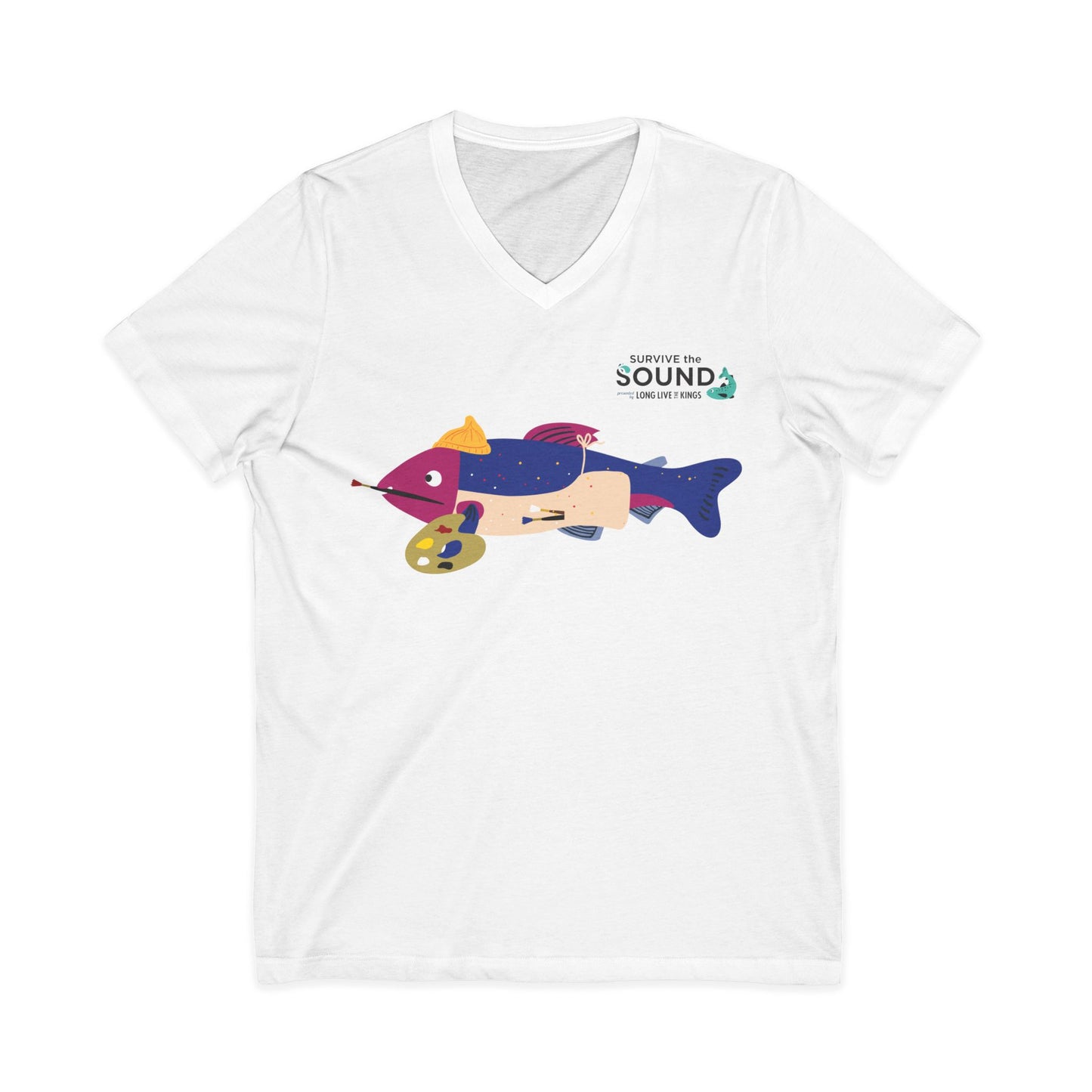 Arthur Unisex V-Neck Tee
