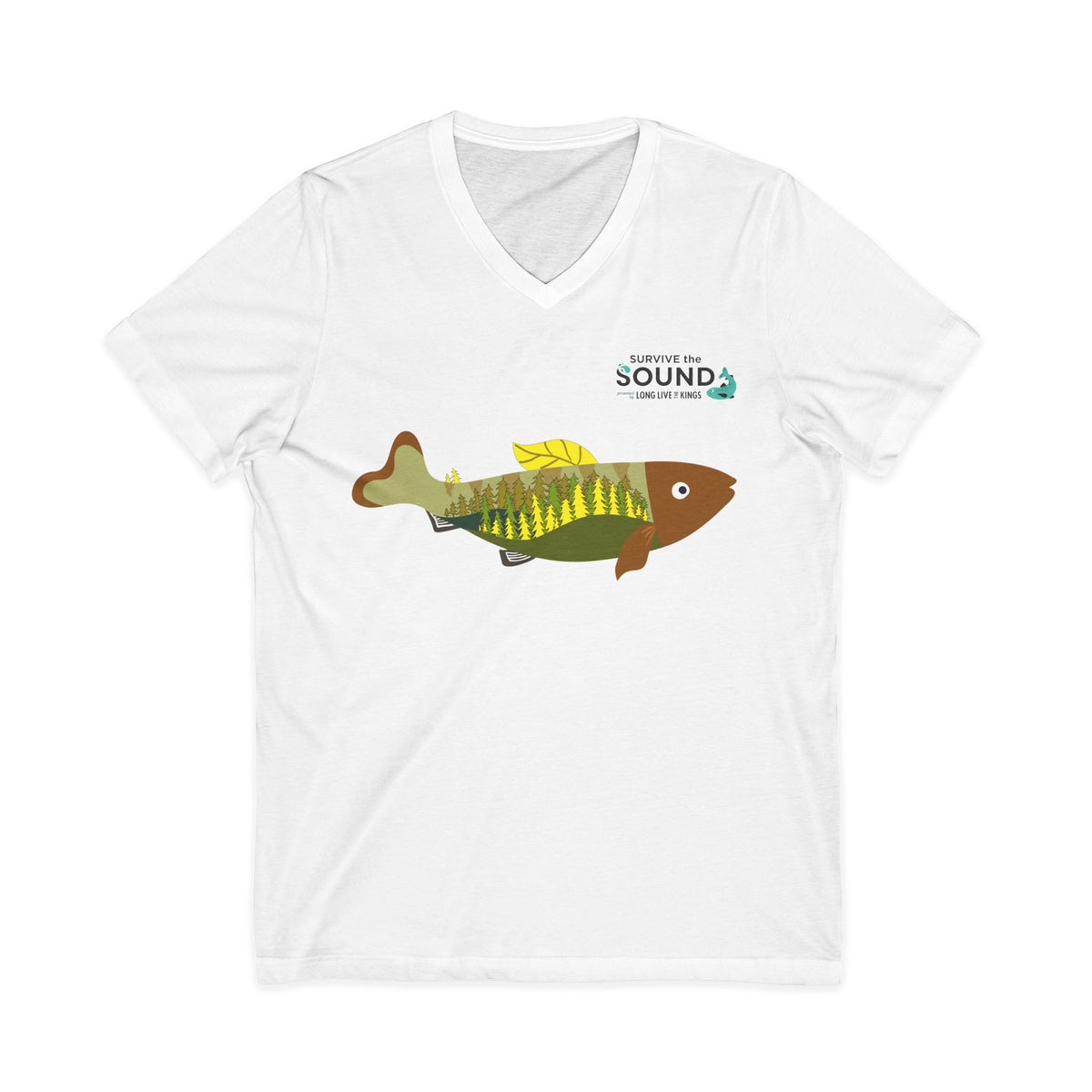 Larchibald Unisex V-Neck Tee