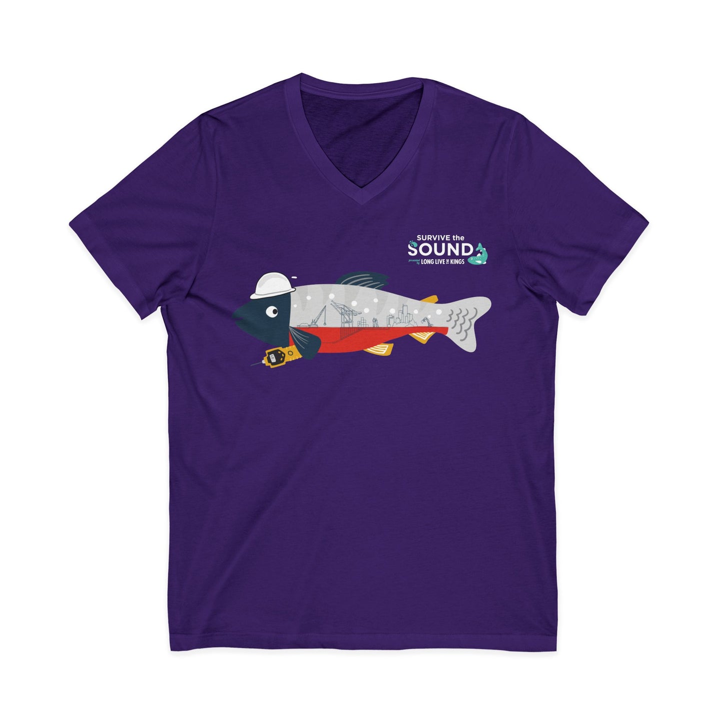Finn Geneer Unisex V-Neck Tee