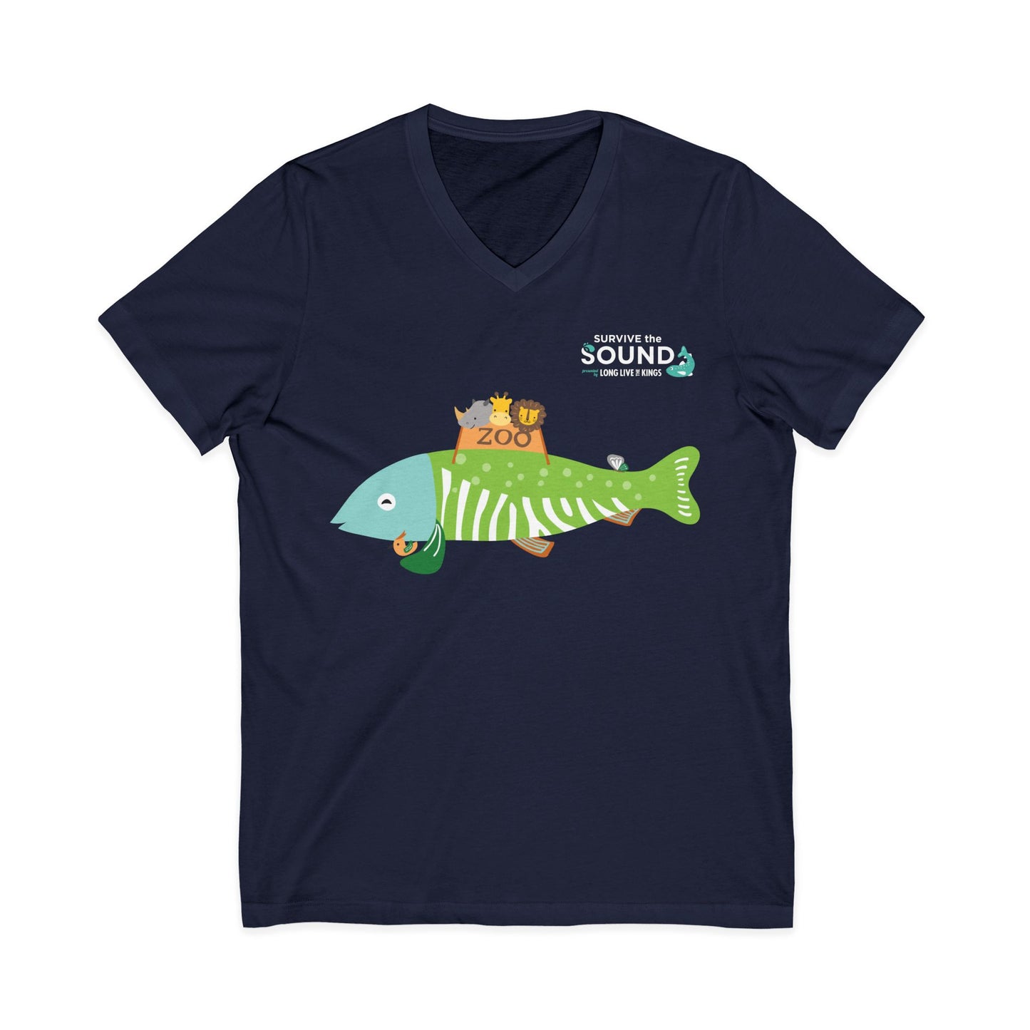 Fernifish Unisex V-Neck Tee
