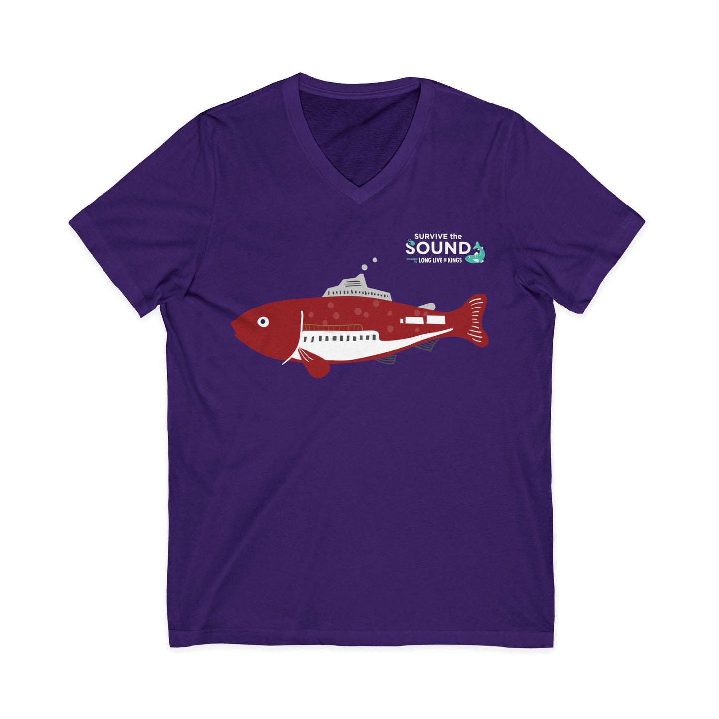 Fishy McFishface Unisex V-Neck Tee